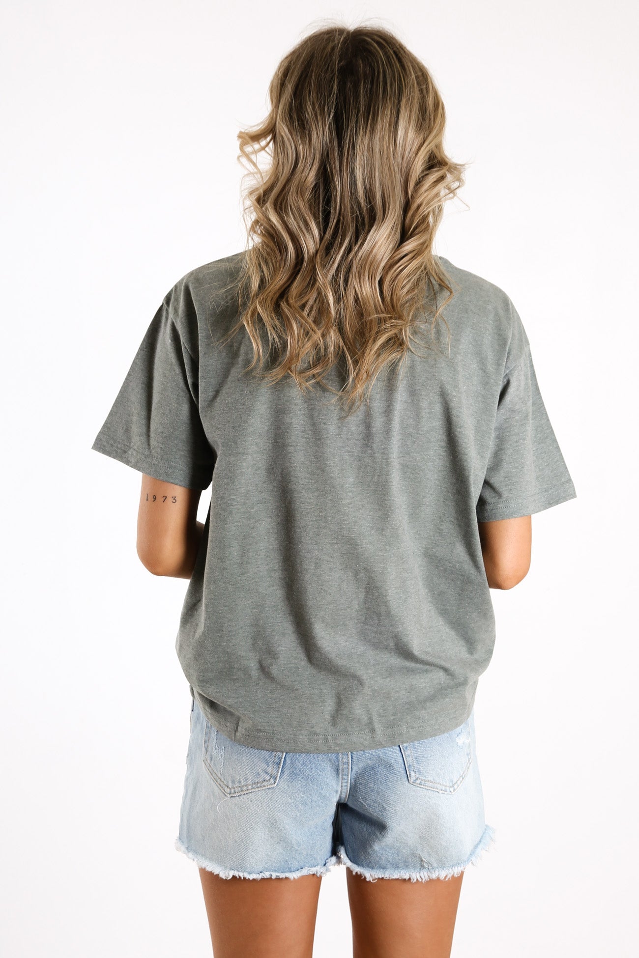 Angled Cheetah Tee Khaki