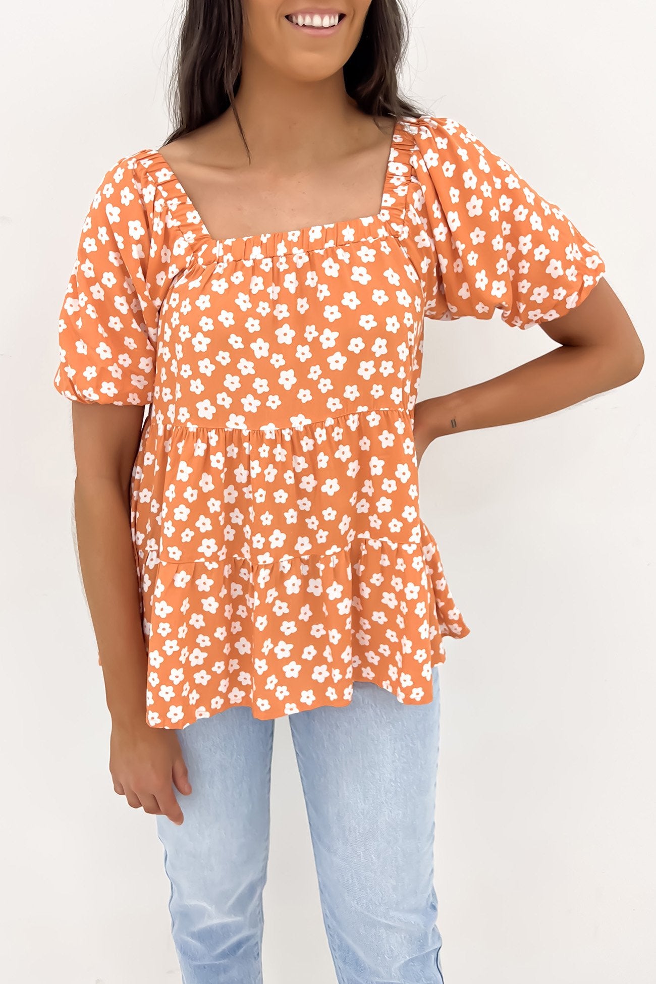 Anisa Top Orange