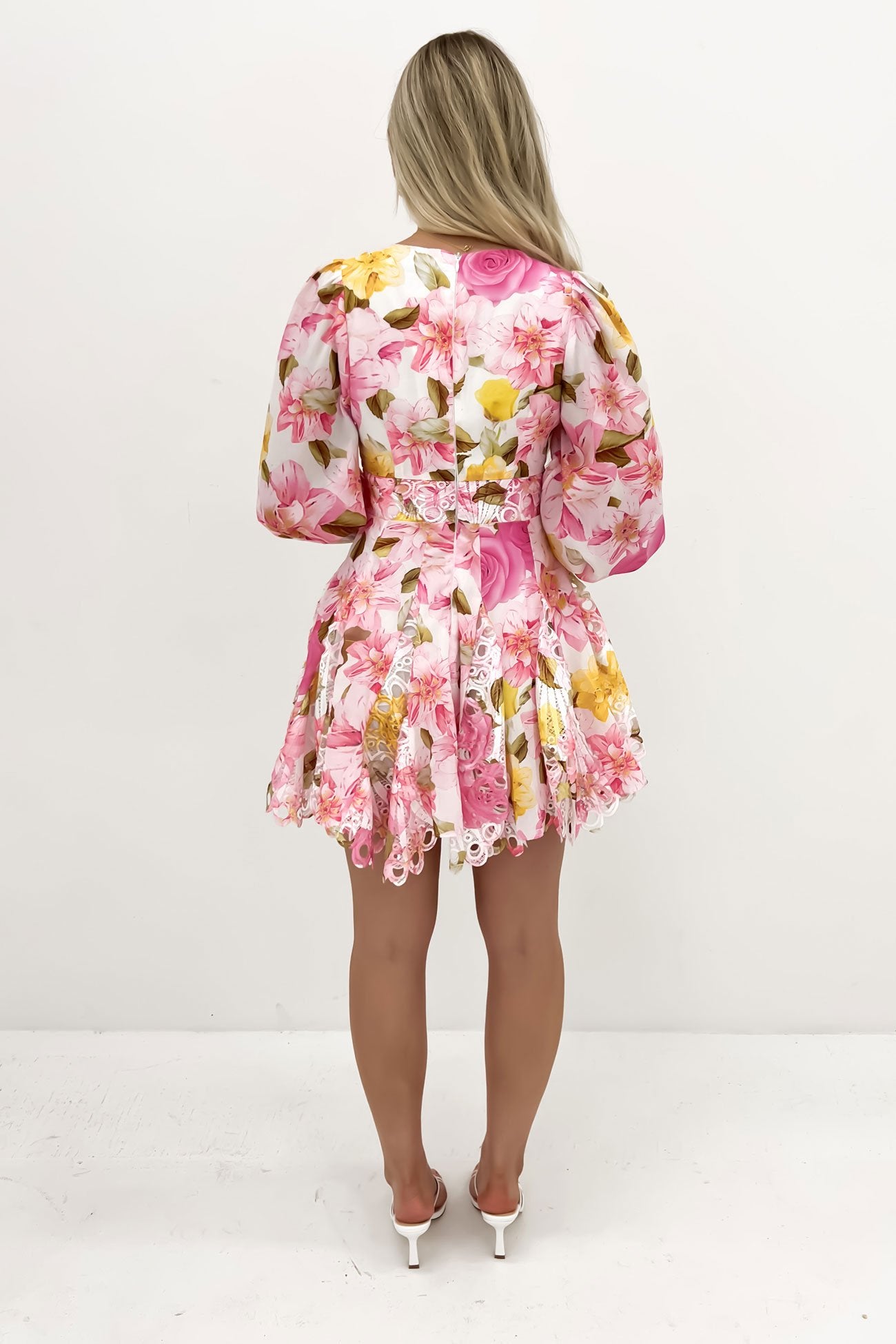 Anney Mini Dress Pink Floral