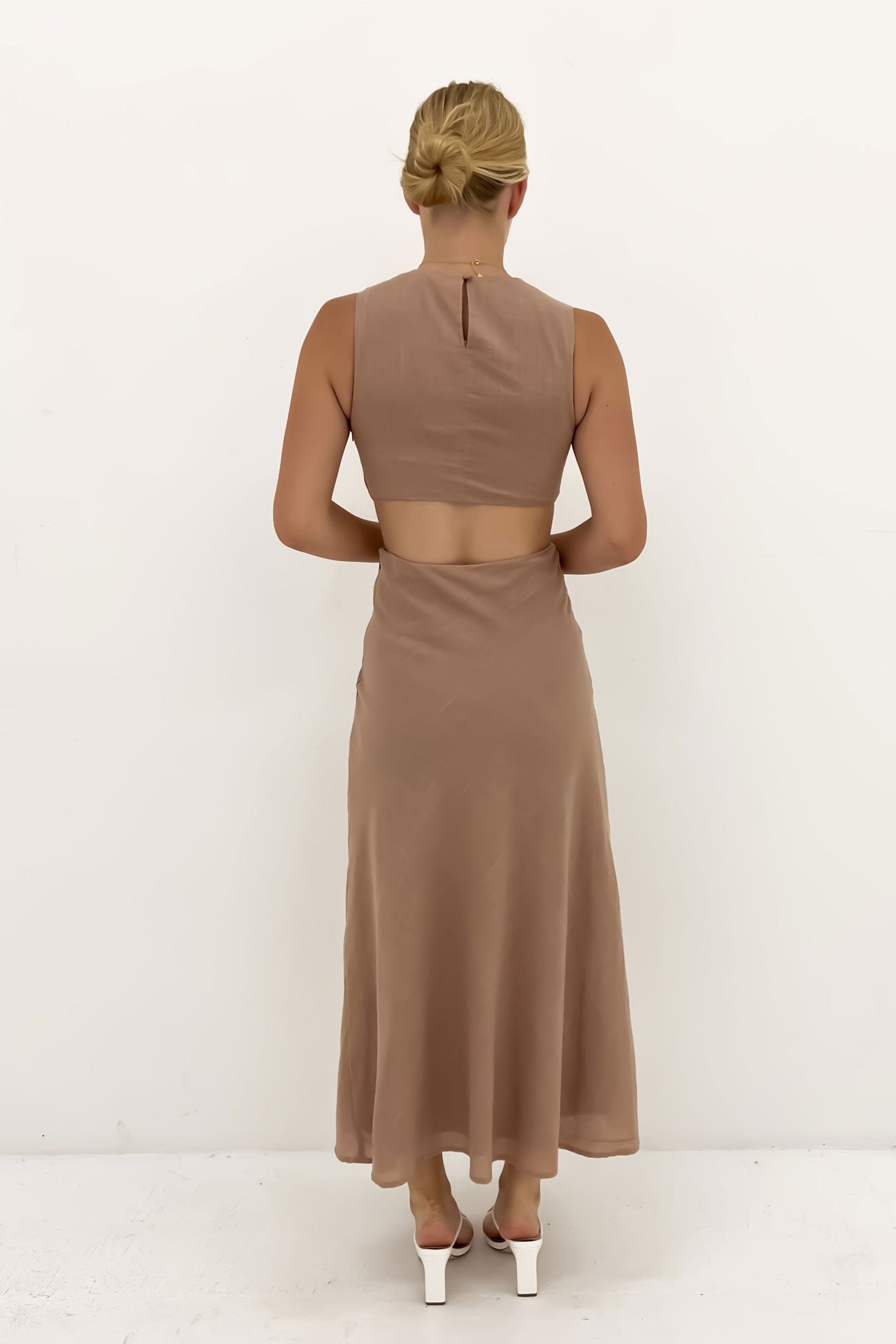 Asha Maxi Dress Nude