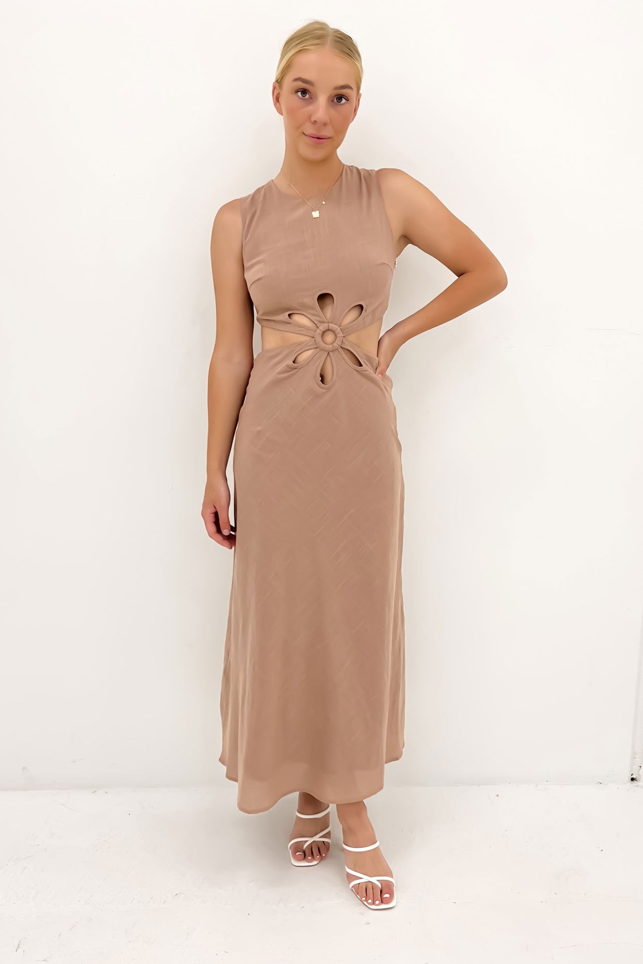 Asha Maxi Dress Nude