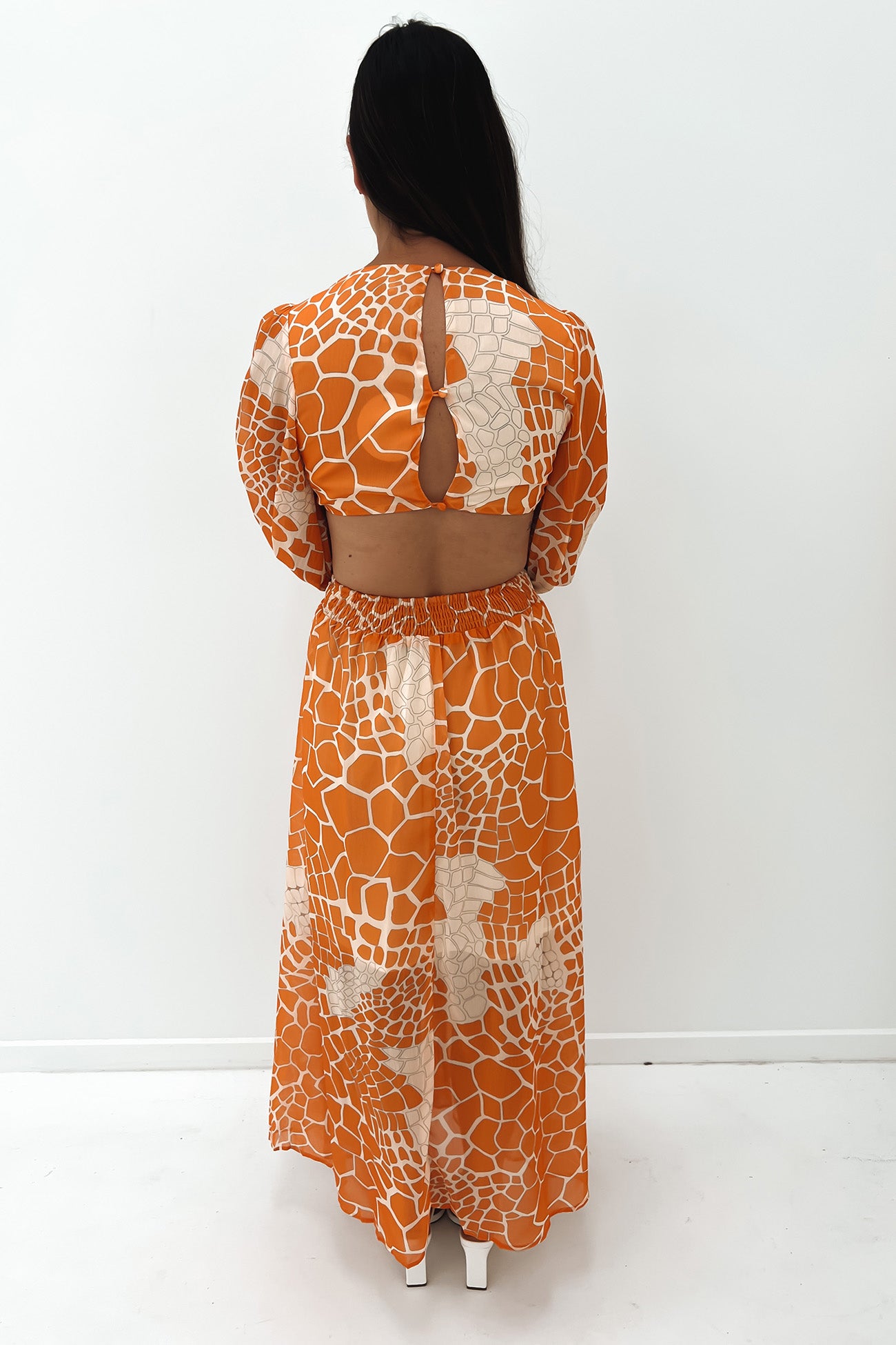 Asher Maxi Dress Orange