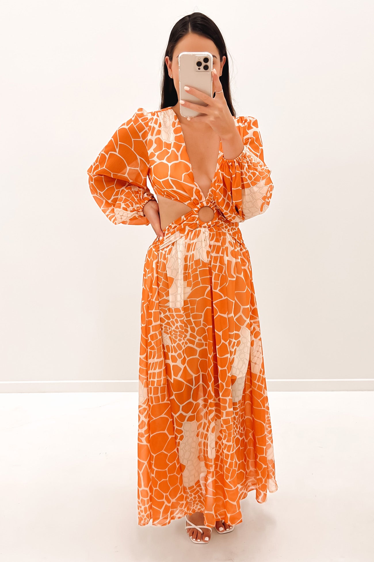 Asher Maxi Dress Orange