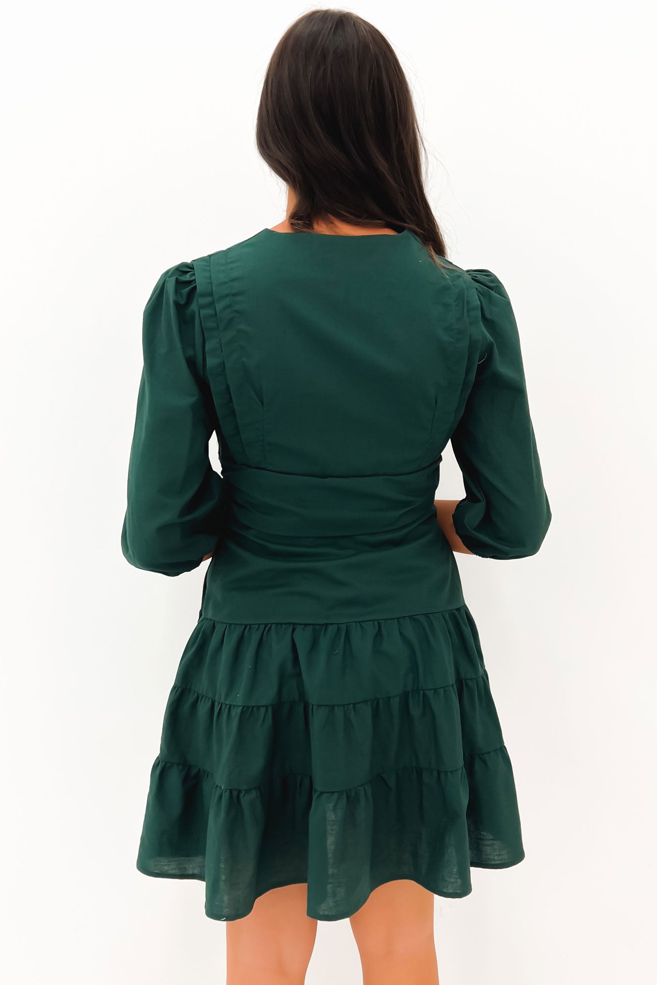 Aubra Mini Dress Emerald