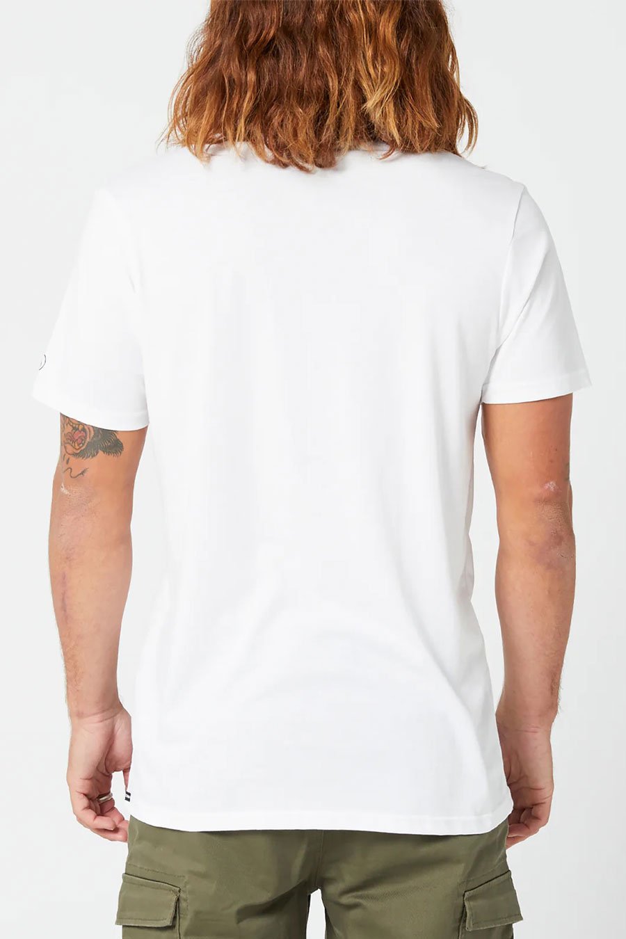 Aus Solid Short Sleeve Tee White