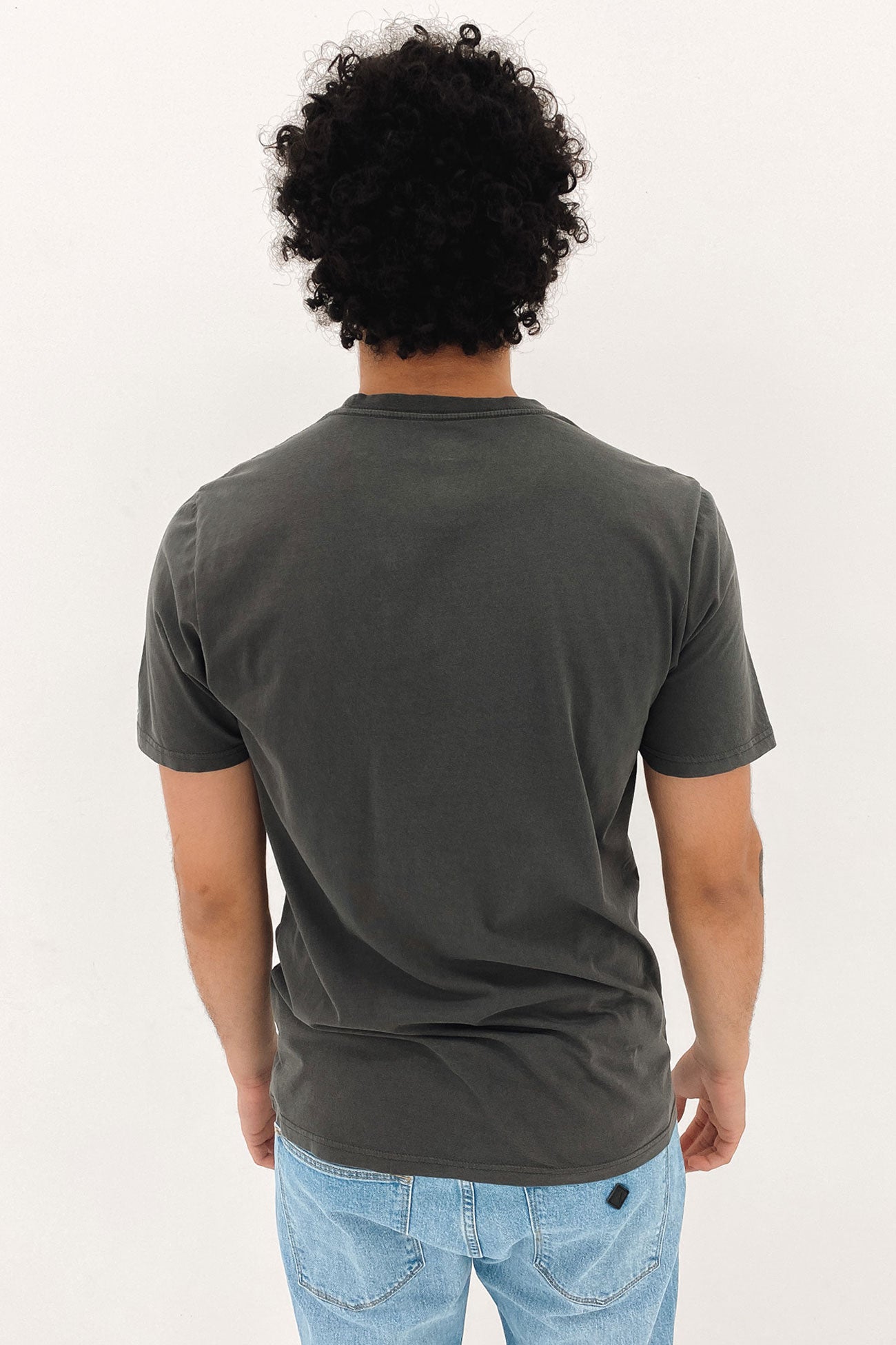 Aus Wash Short Sleeve Tee Black