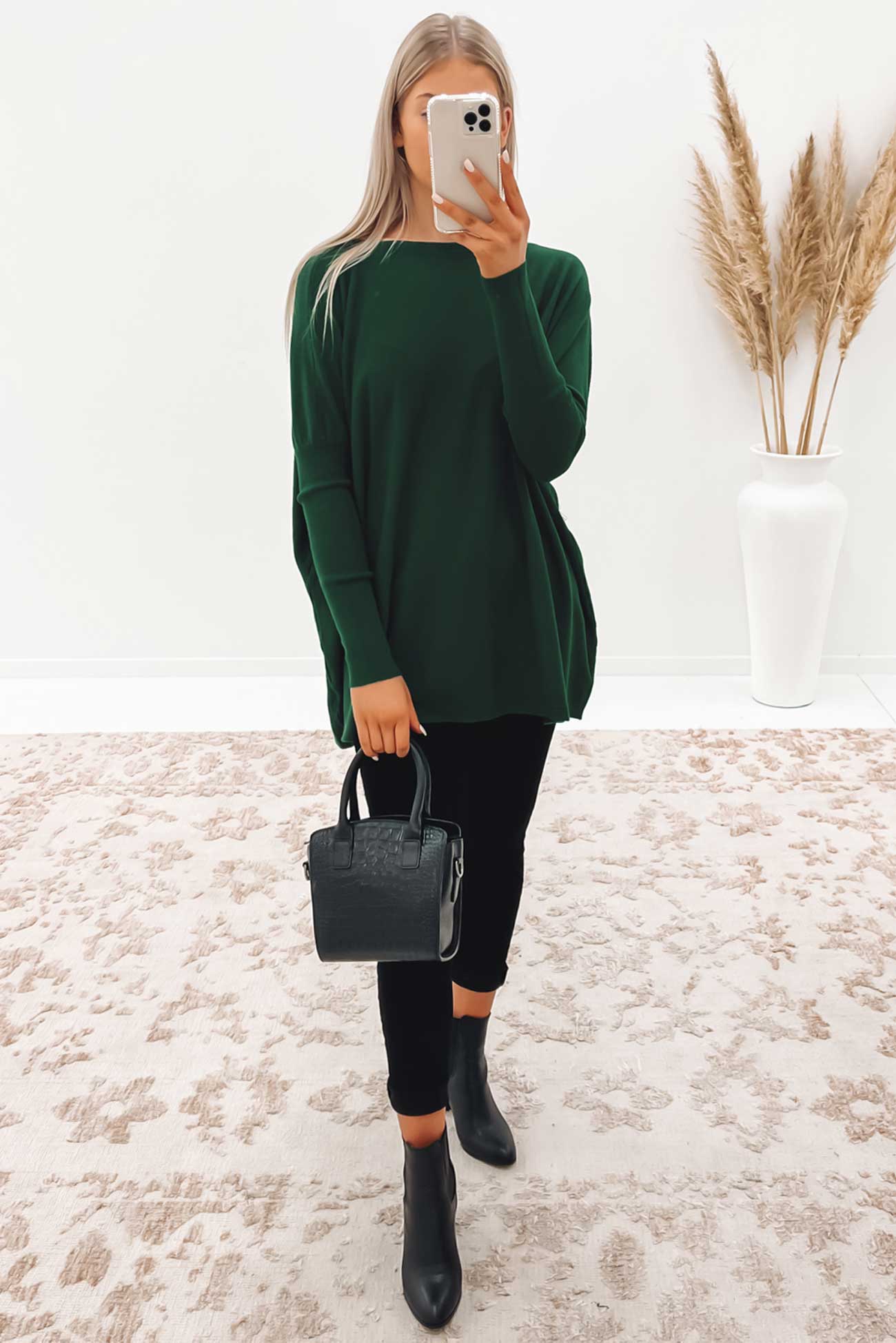 Aziza Knit Jumper Green