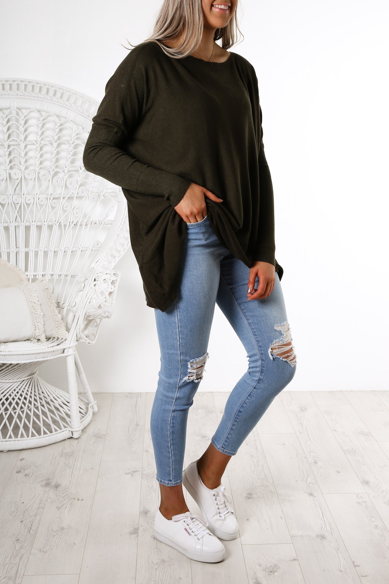 Aziza Knit Jumper Forrest