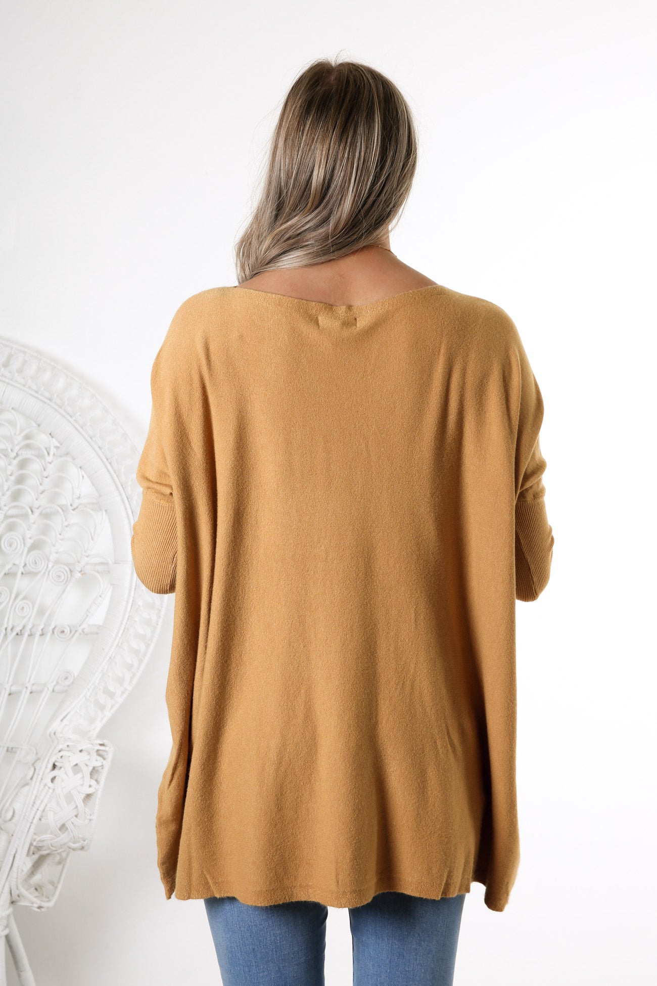 Aziza Knit Jumper Tan