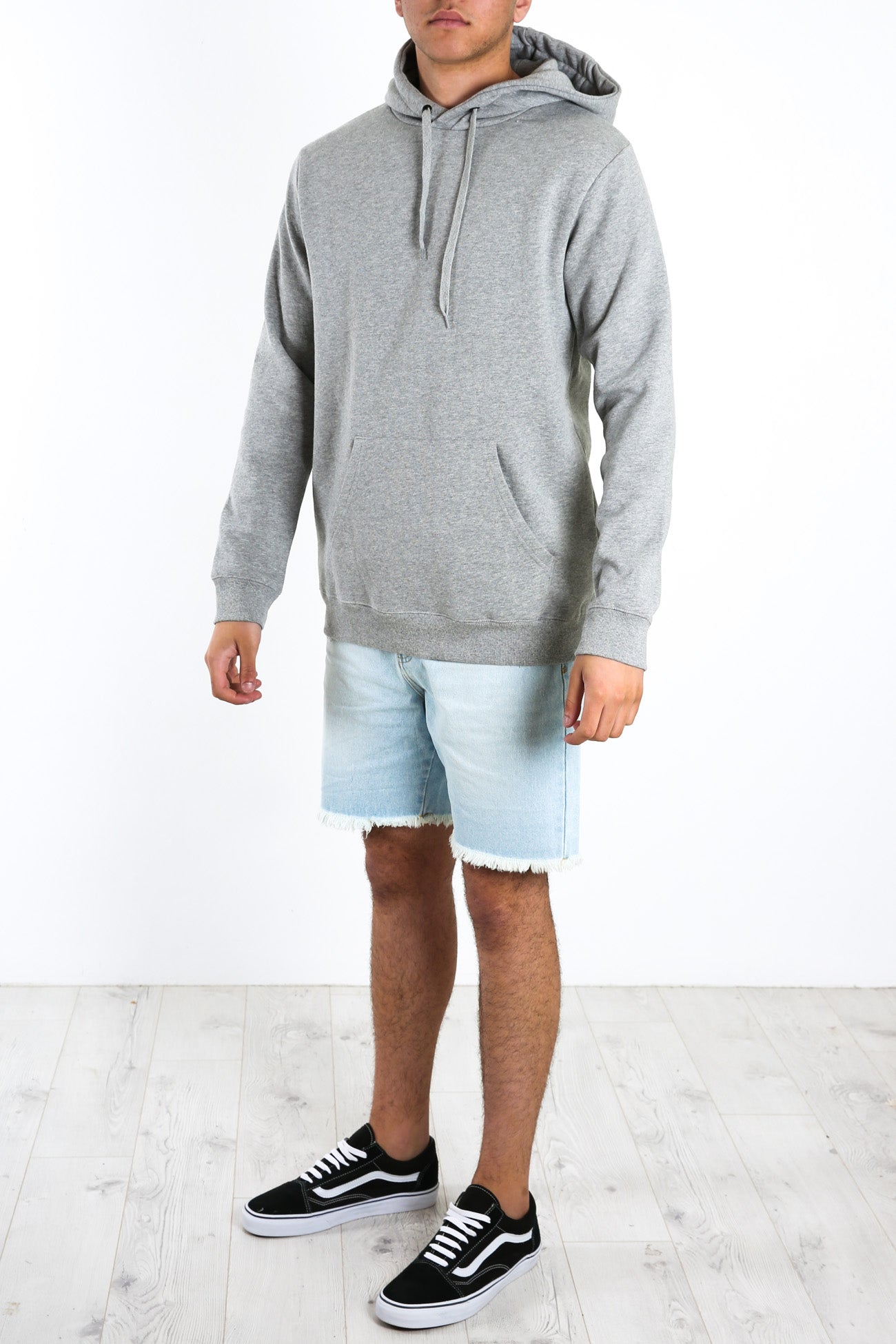 Basic Hoody Grey Marle