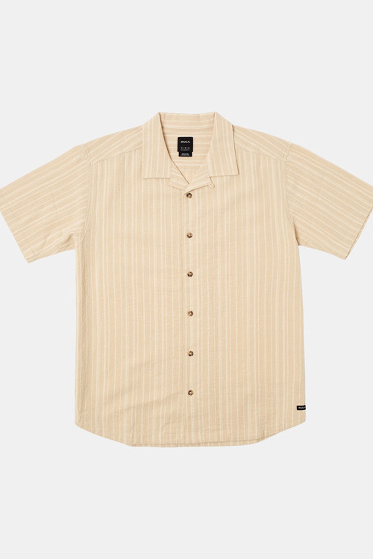 Beat Stripe Short Sleeve Shirt Stone