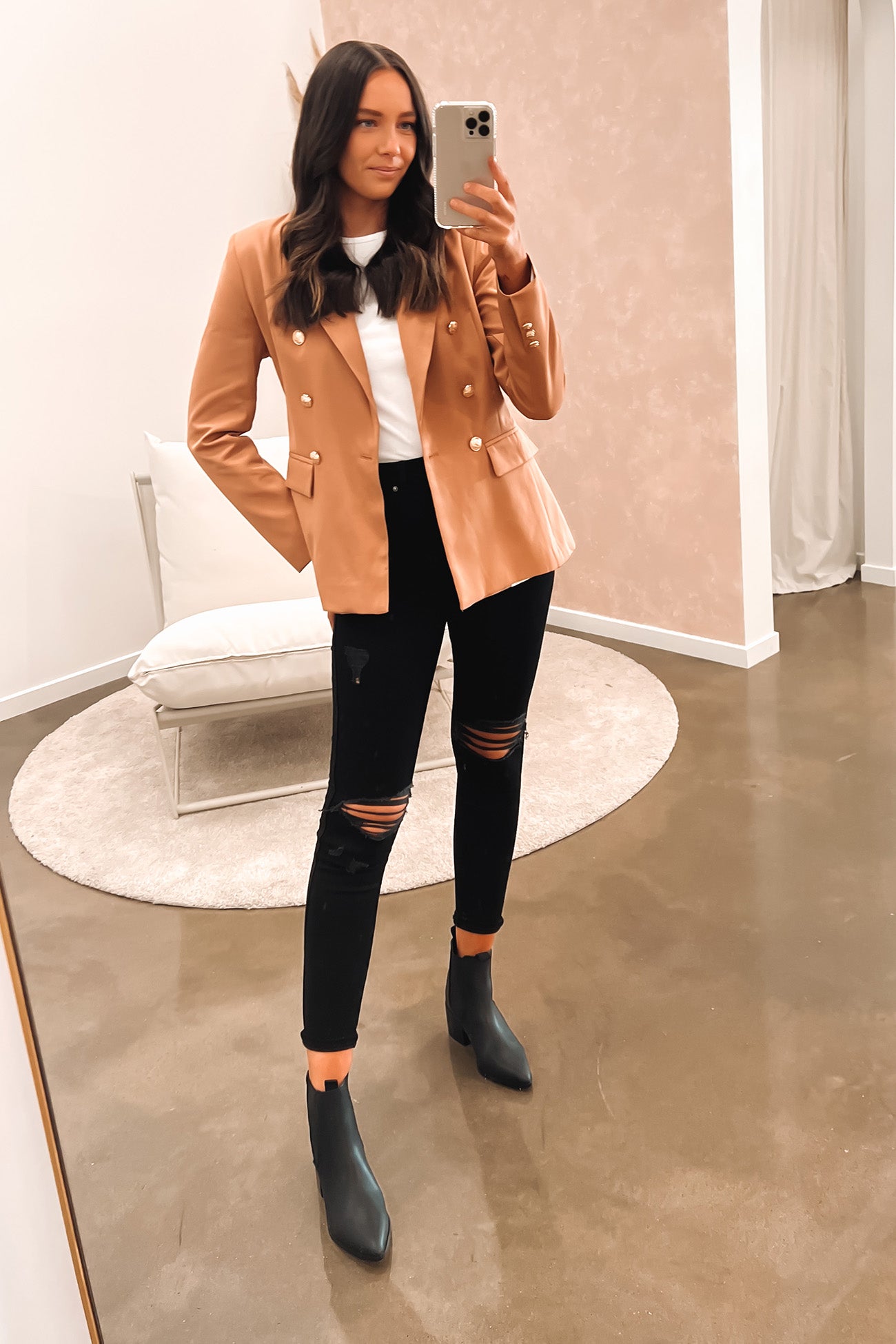 Belle Blazer Camel