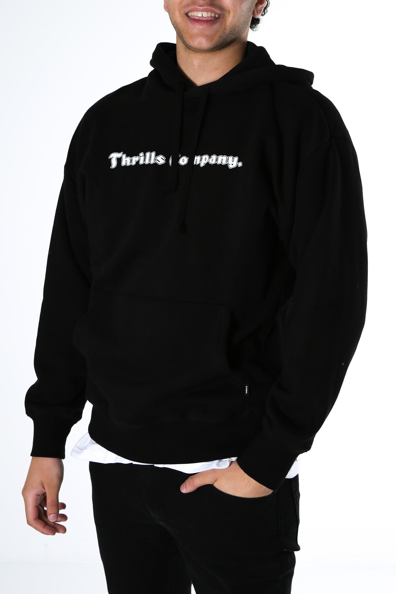 Better Days Slouch Pull On Hood Black