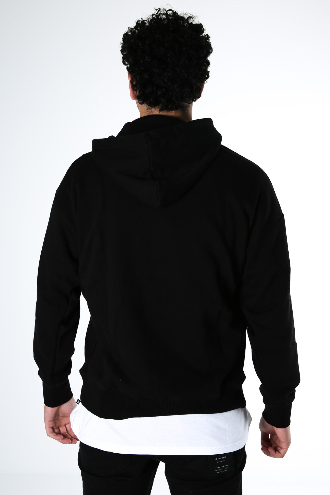 Better Days Slouch Pull On Hood Black