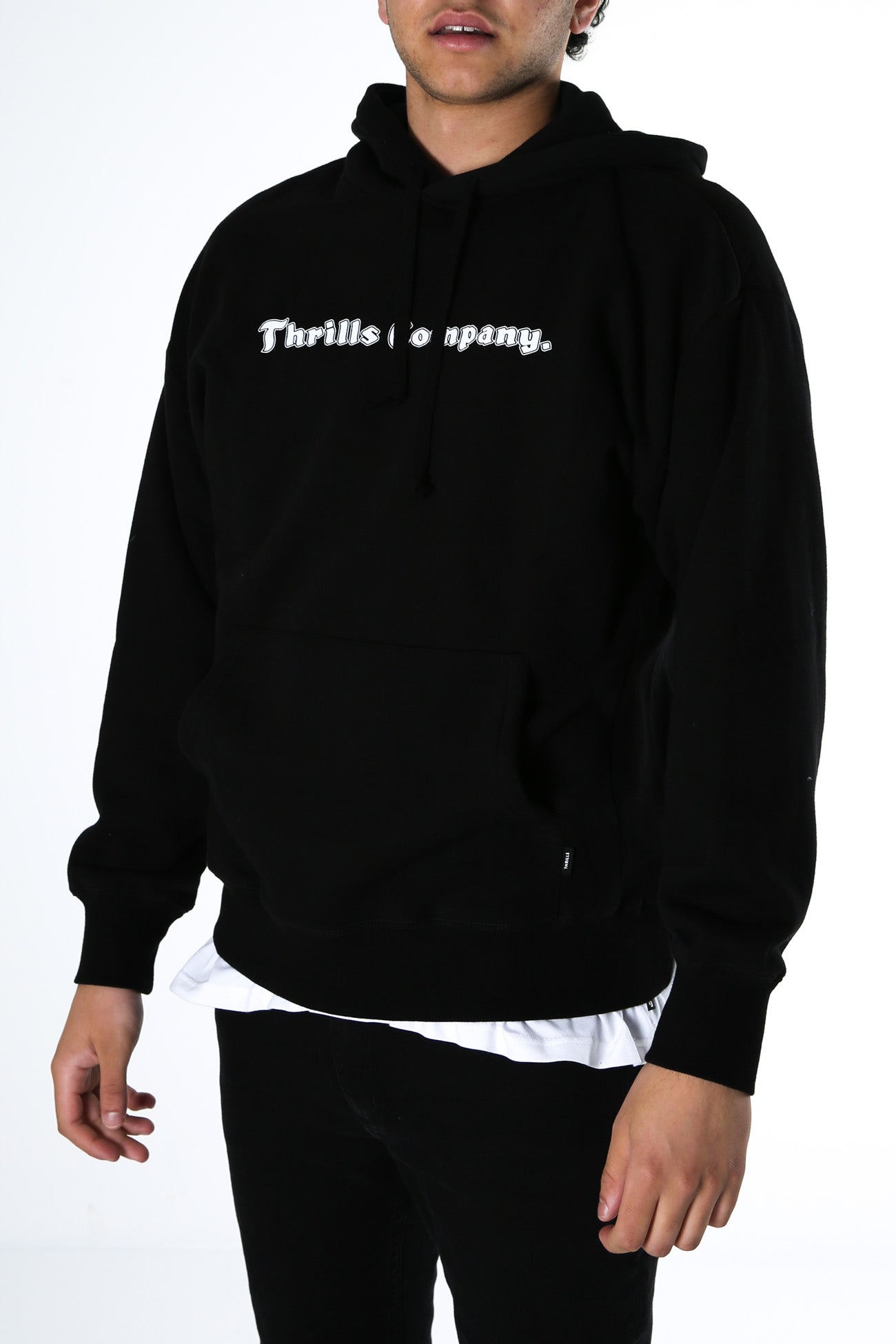 Better Days Slouch Pull On Hood Black