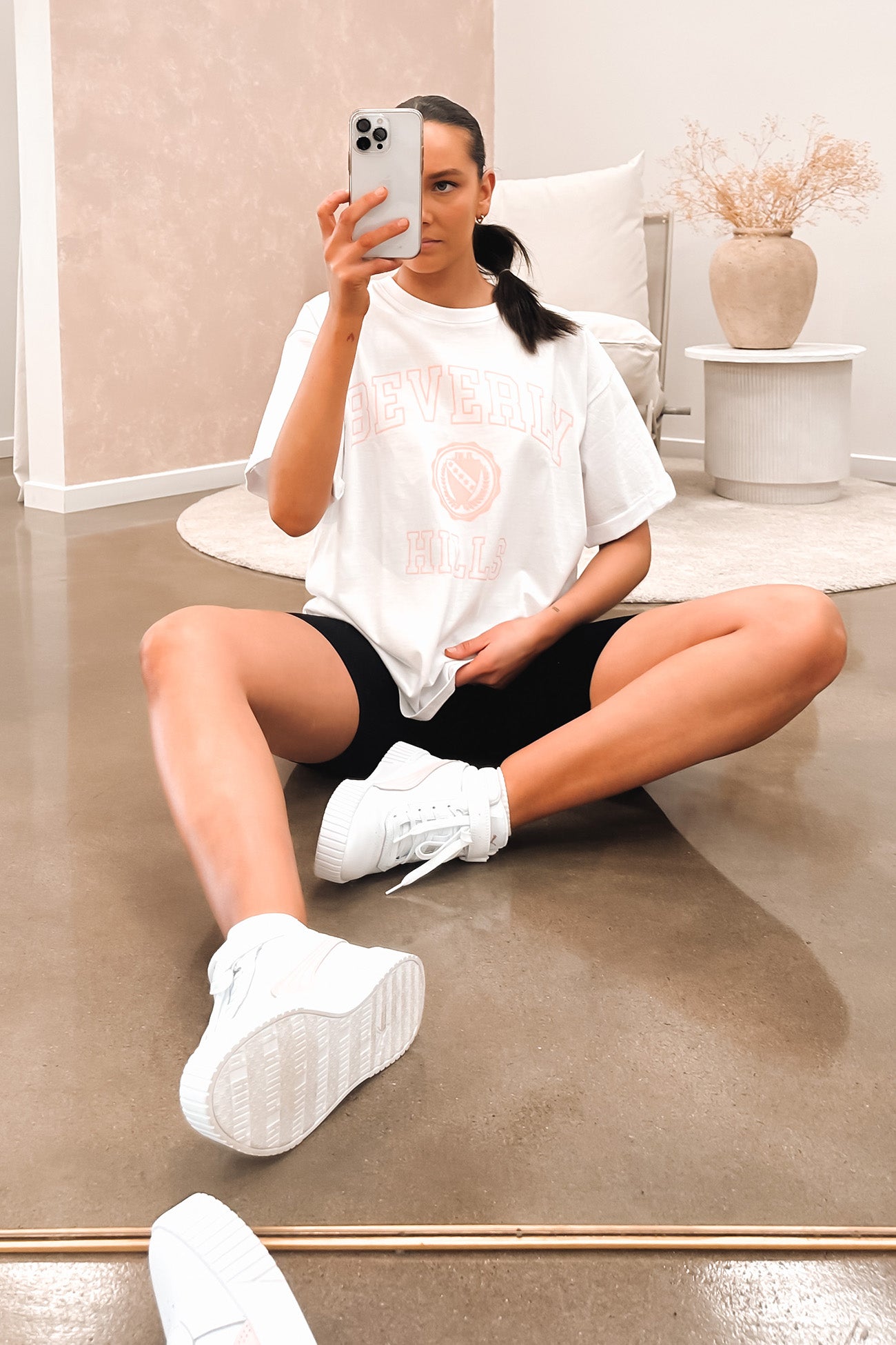 Beverly Hills Tee White