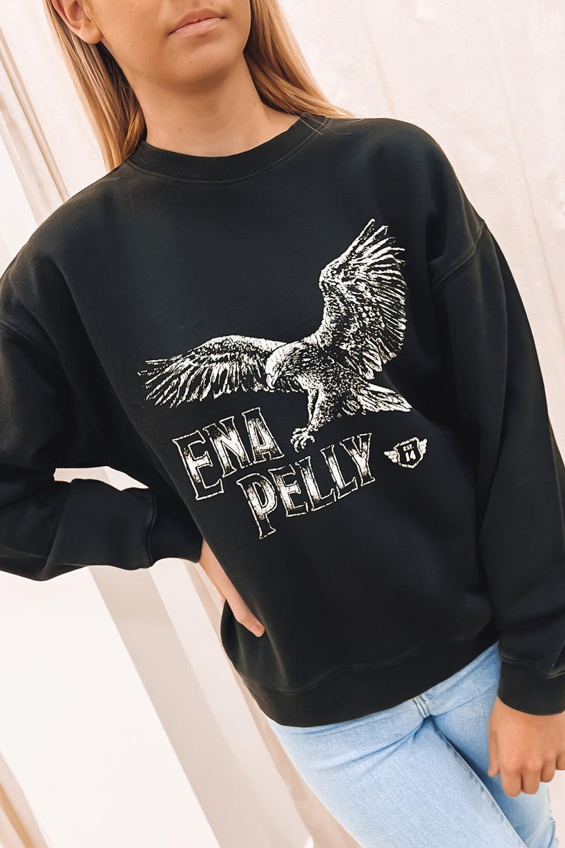 Bird Of Prey Sweat Washed Black