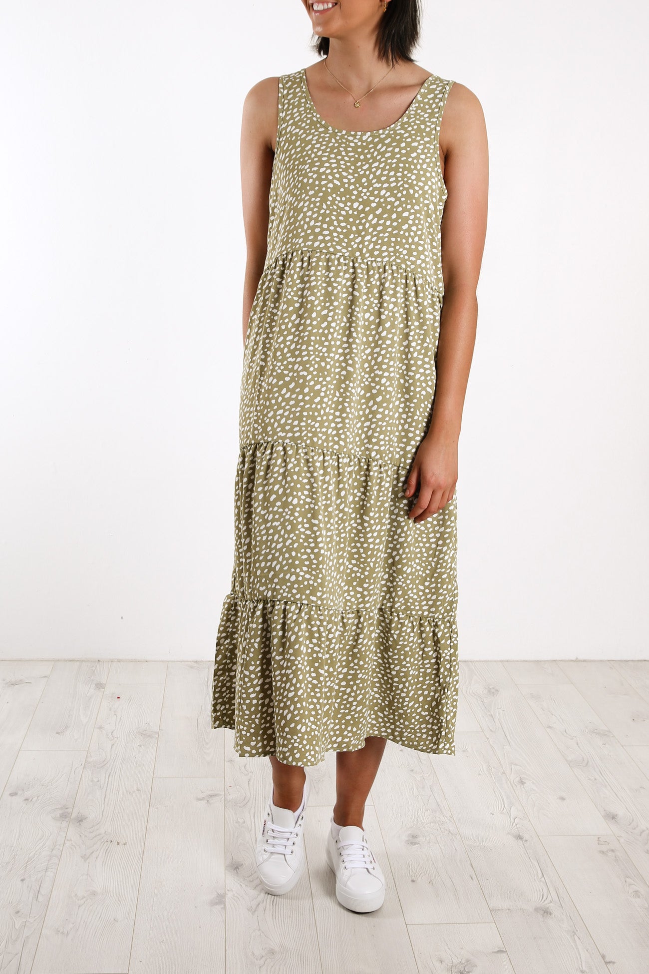 Blair Midi Dress Green