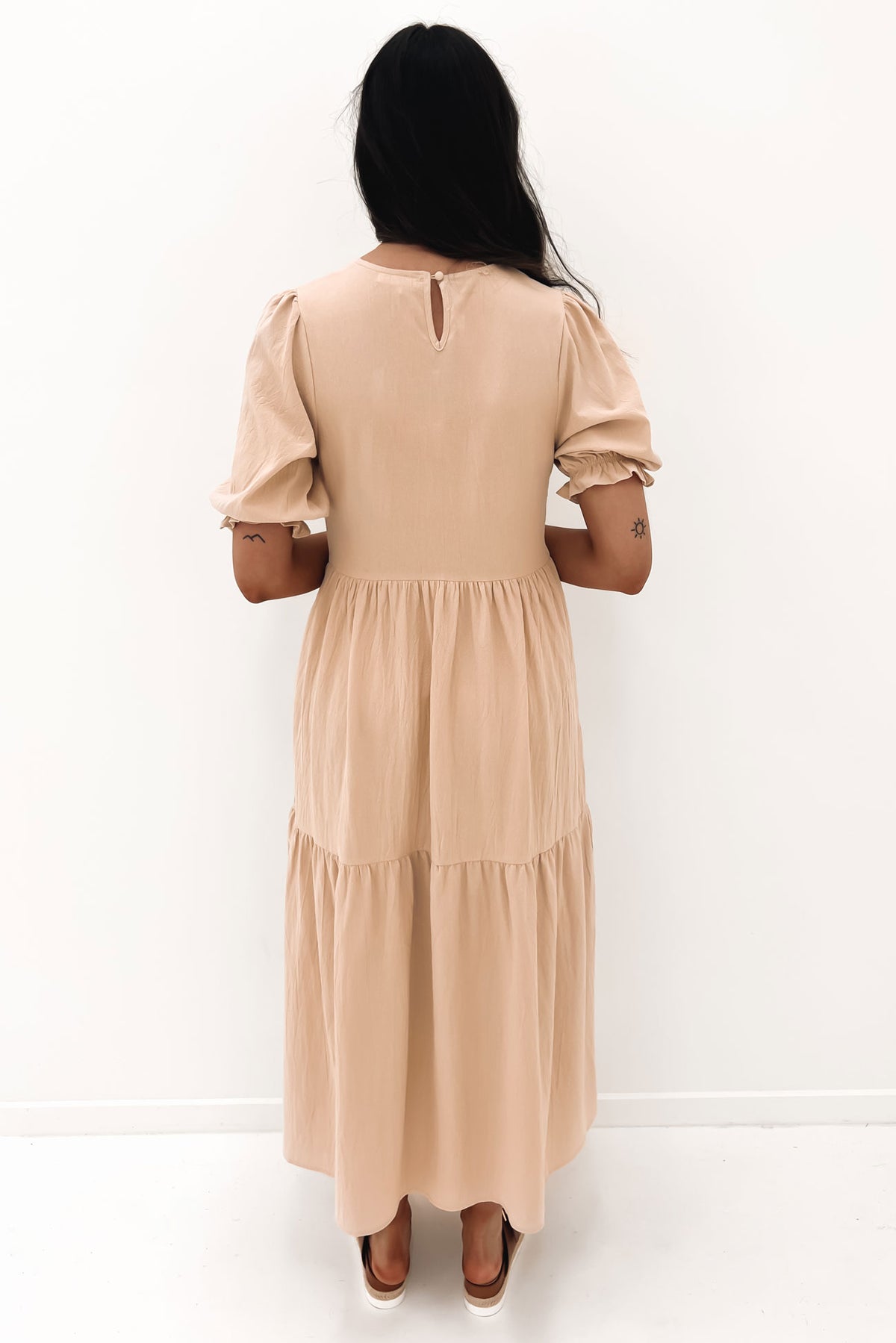 Beige maxi shop dress uk