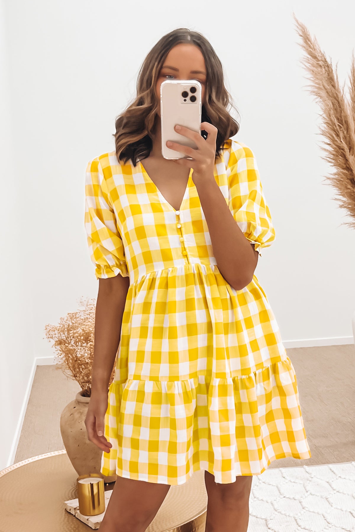 Boden yellow dress best sale