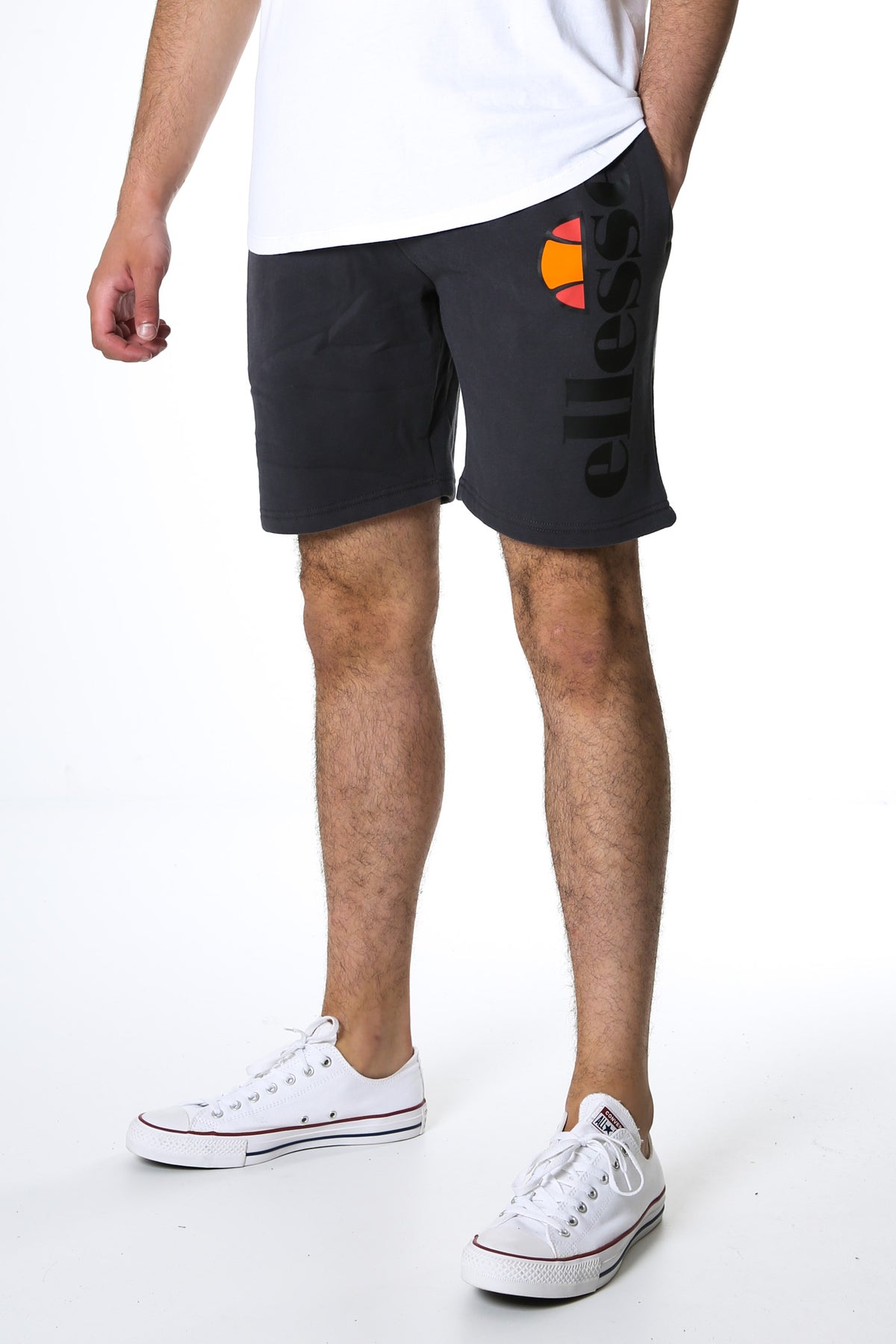 ellesse shorts grey