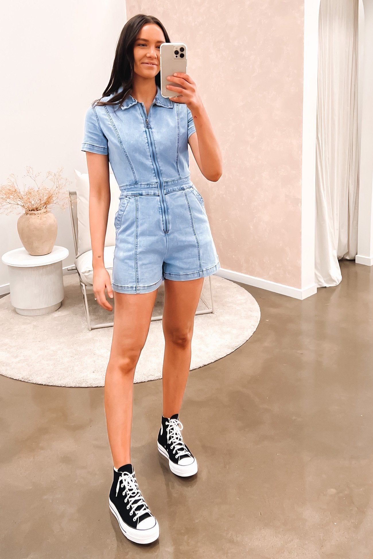 Boston Playsuit Blue