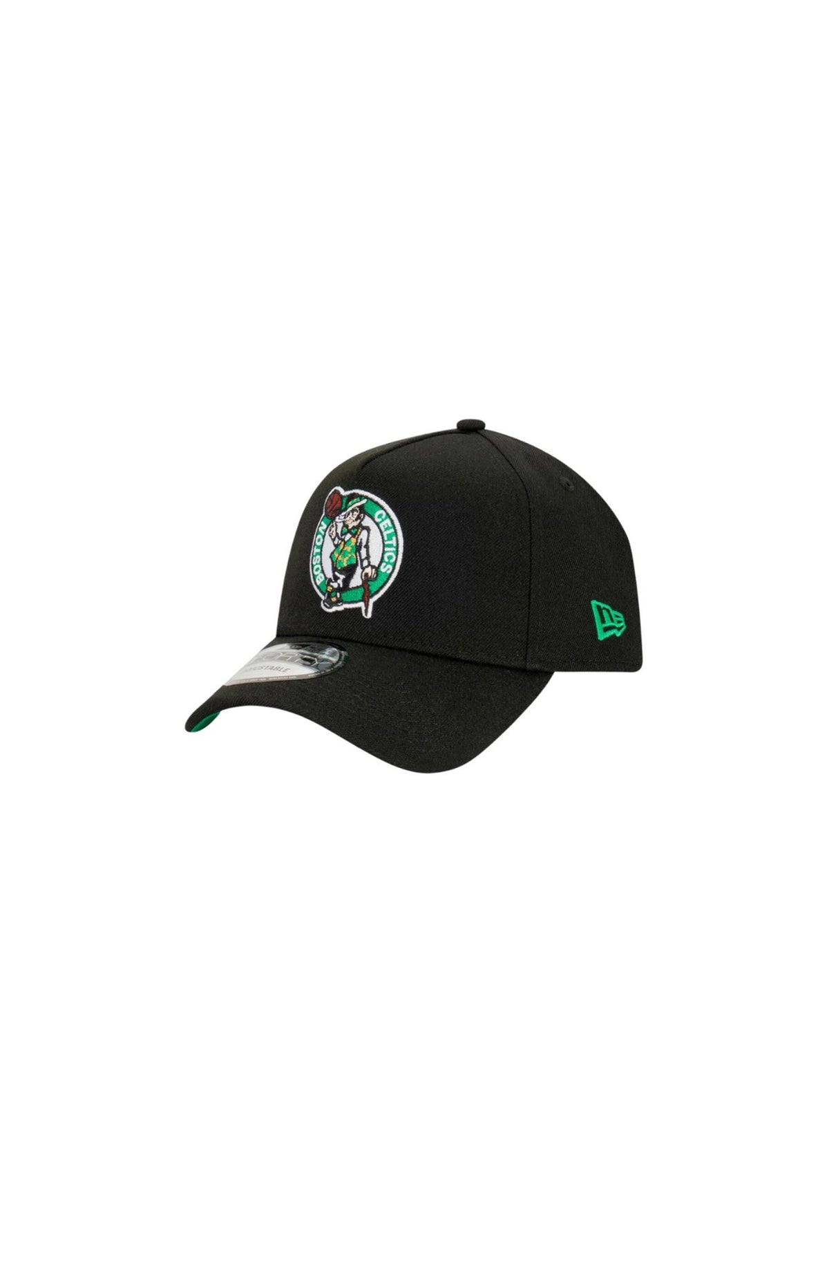 New Era Boston Celtics Black 9Forty A Frame Snapback Hat