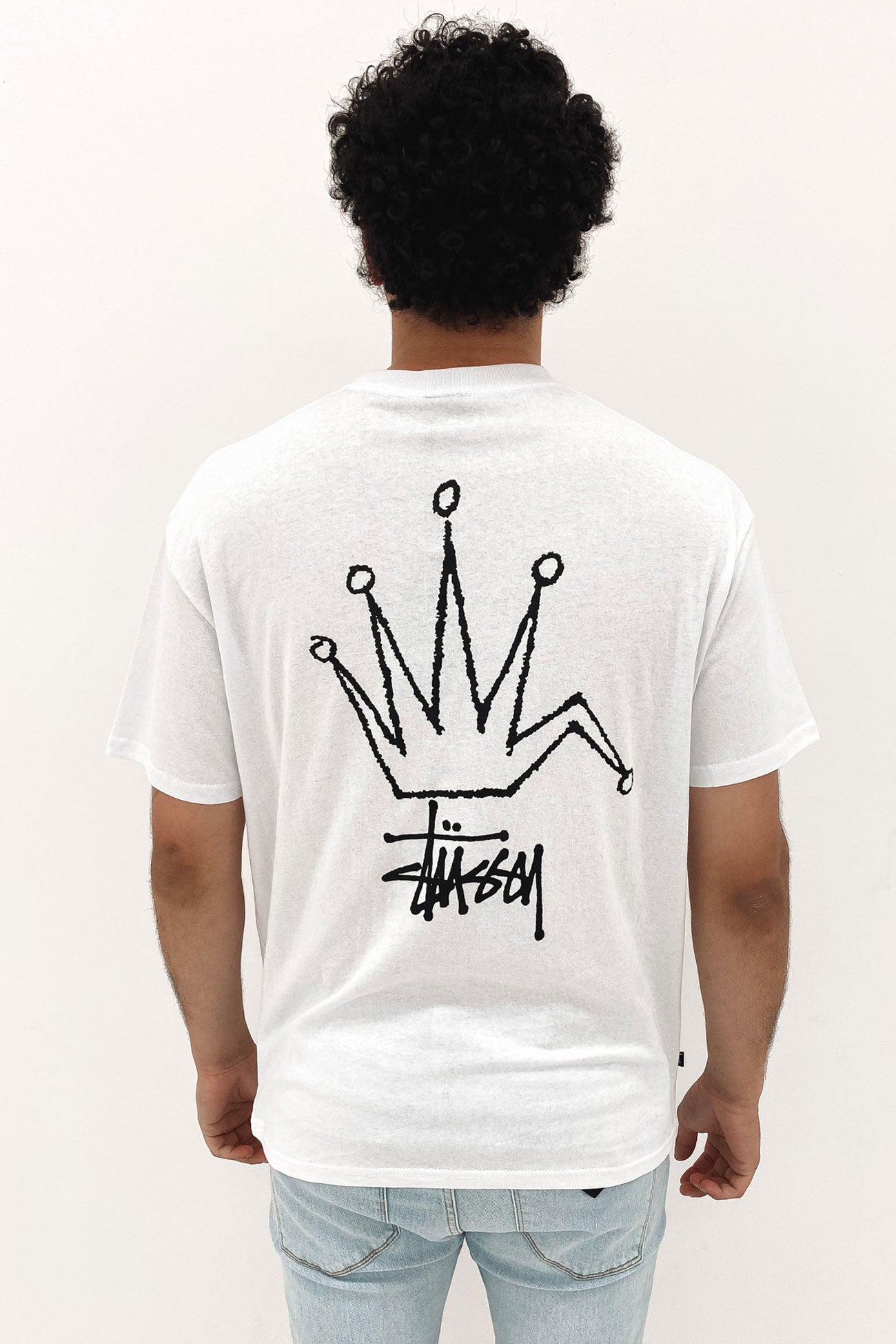 Broken Crown Short Sleeve Tee White