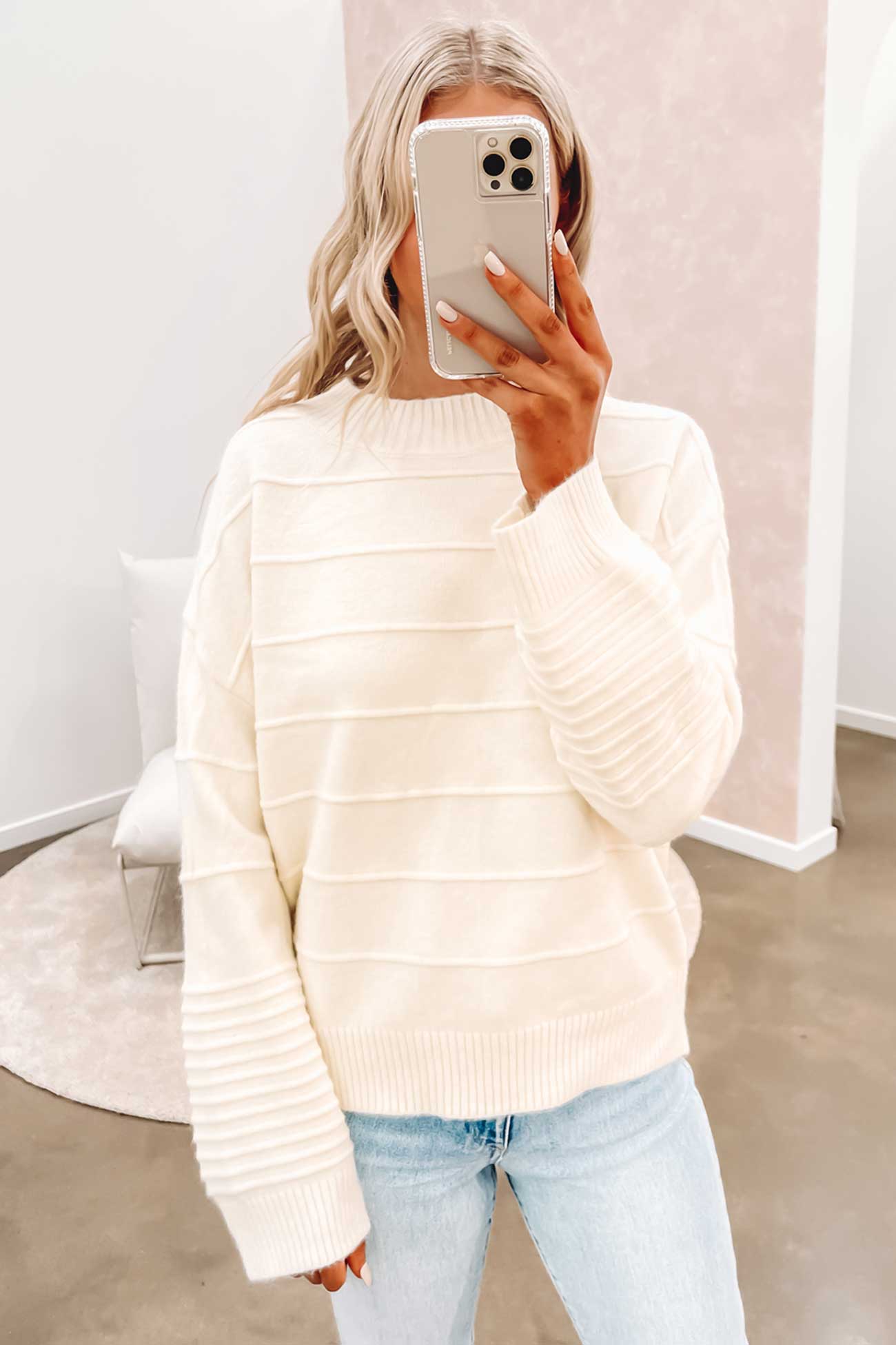 Brylee Knit White