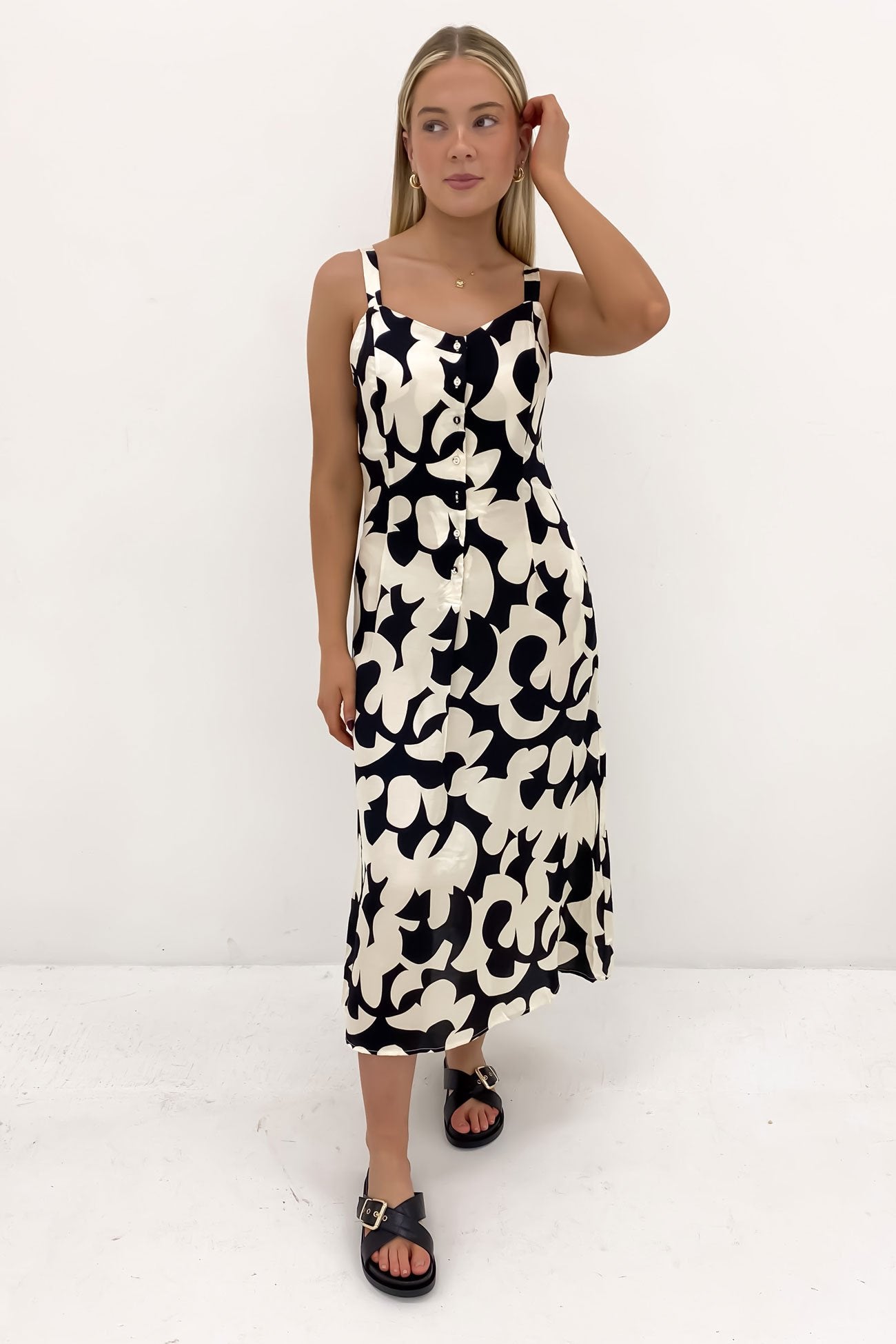 Calypso Dress Calypso Print Black