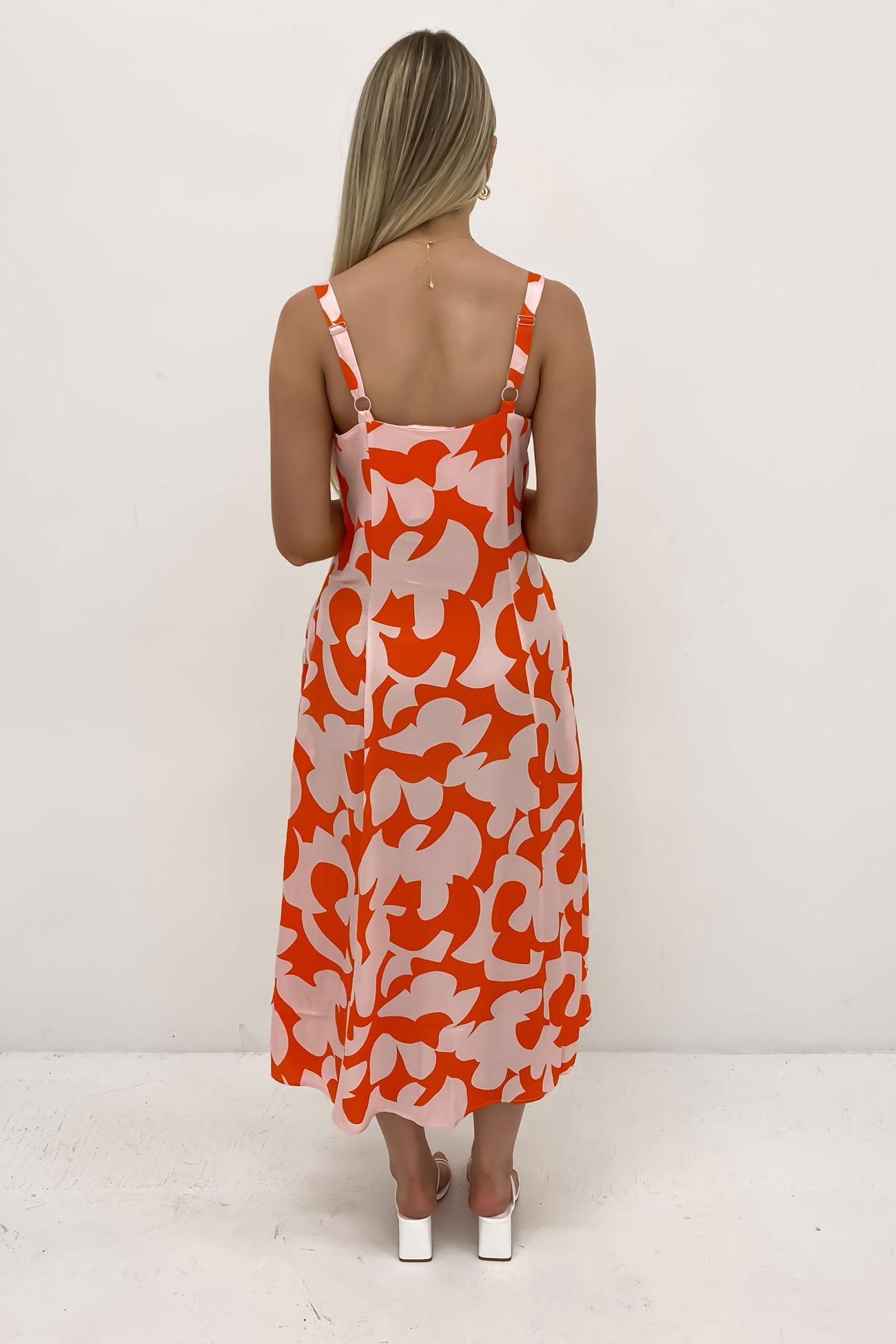 Calypso Dress Calypso Print Orange