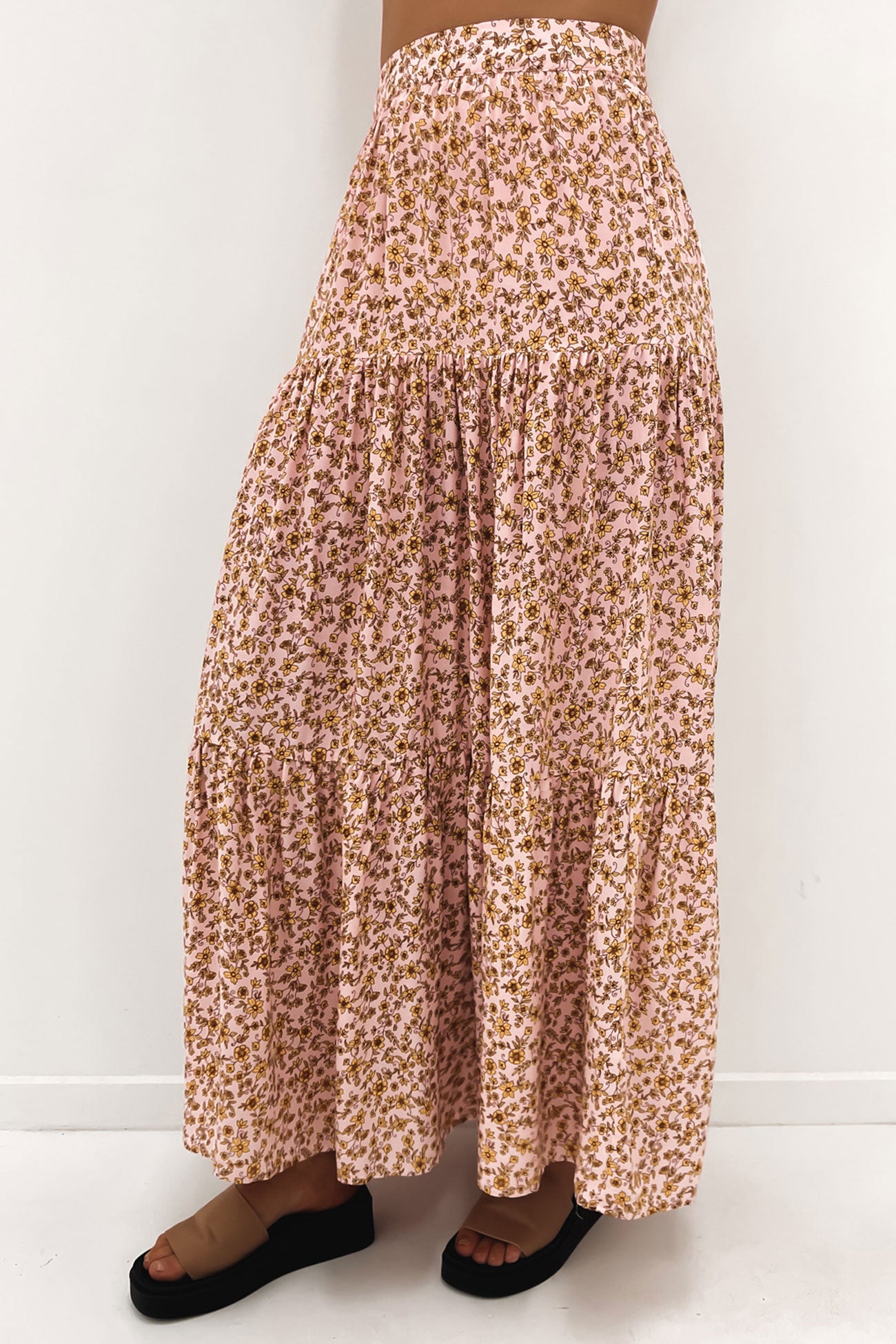 Camilla Floral Maxi Skirt Print