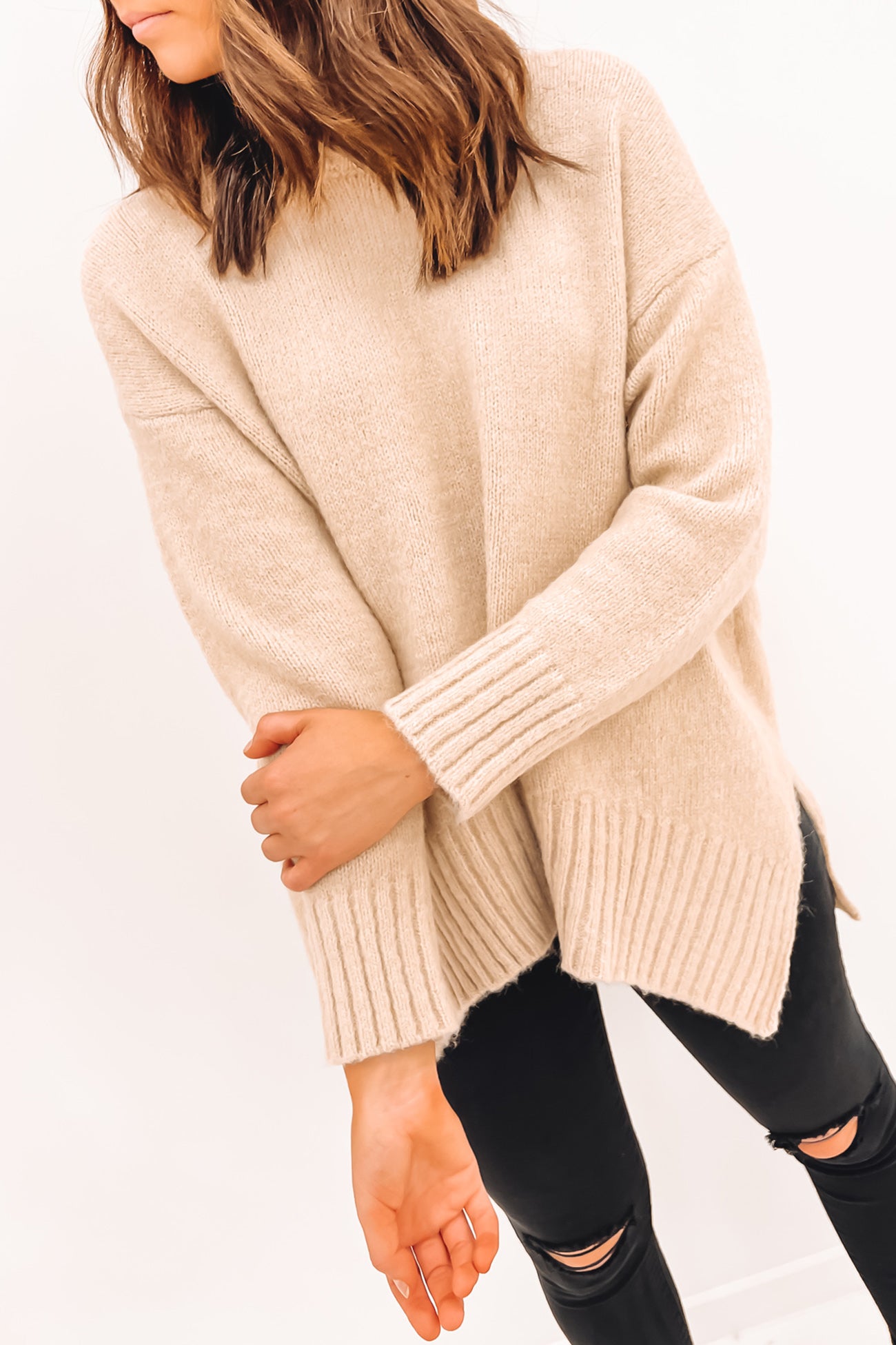 Candice Knit Jumper Beige