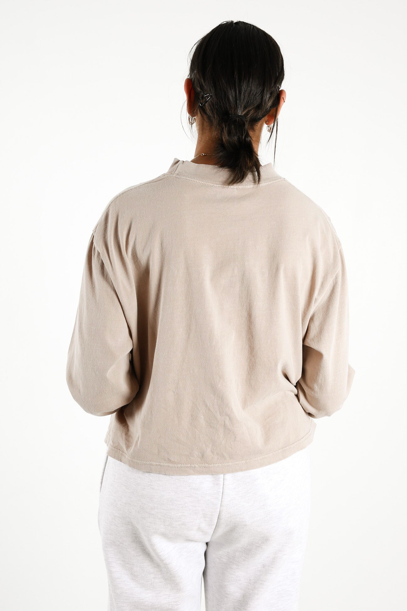 Chandler Mock Neck Long Sleeve Neutral