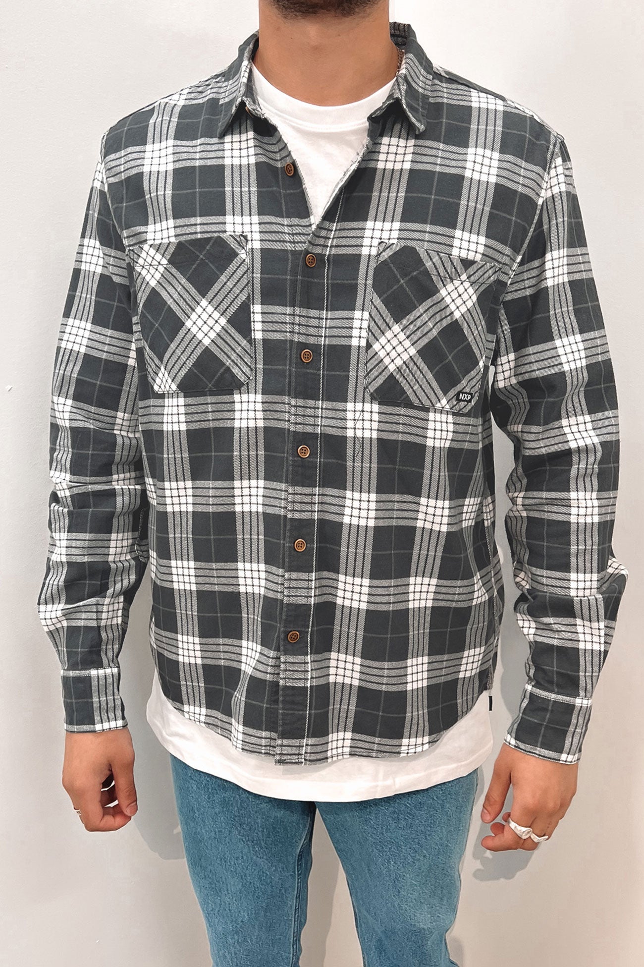 Charge Casual Long Sleeve Shirt Black