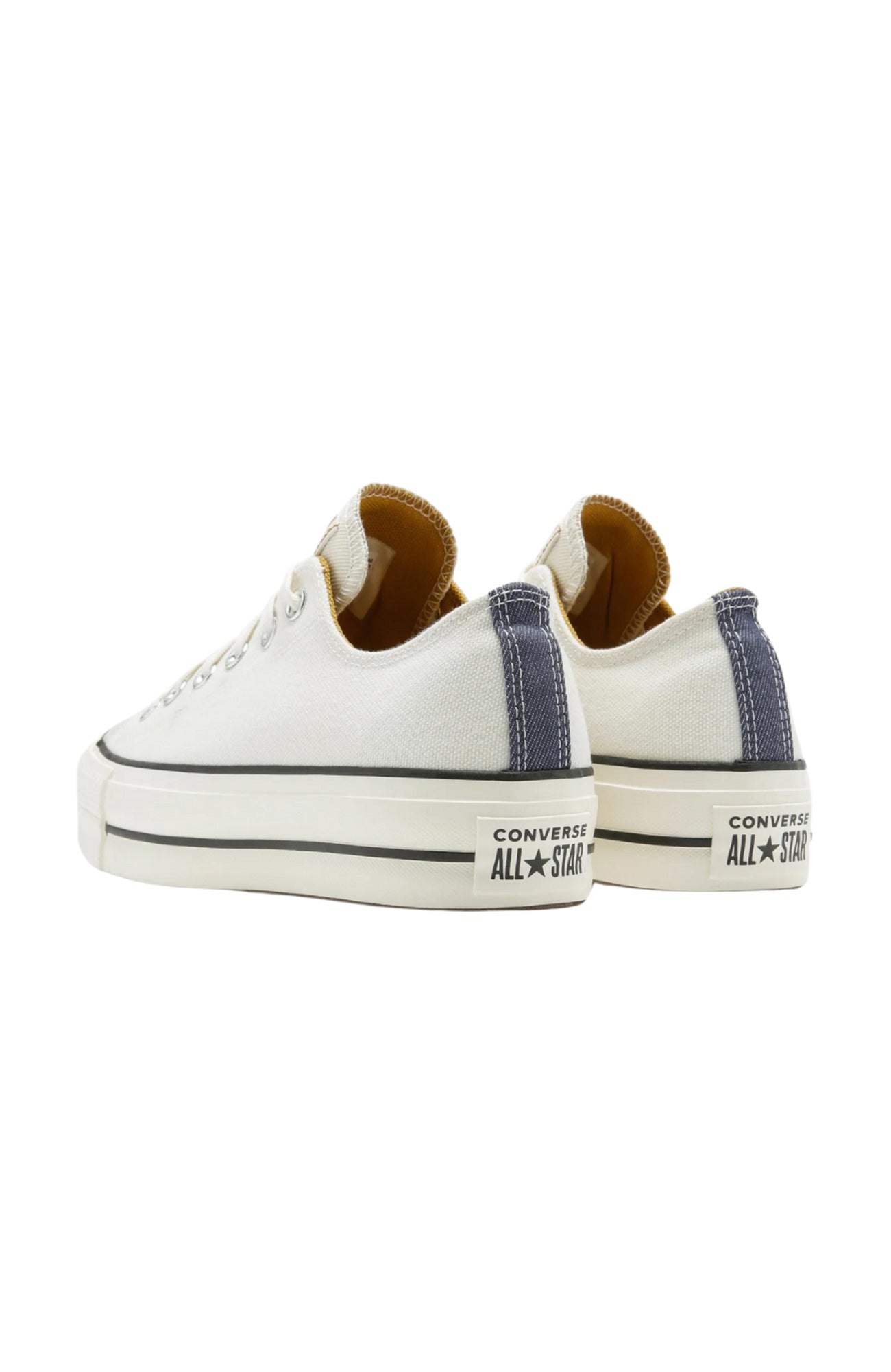 Chuck Taylor All Star Lift Low Denim Fashion Egret