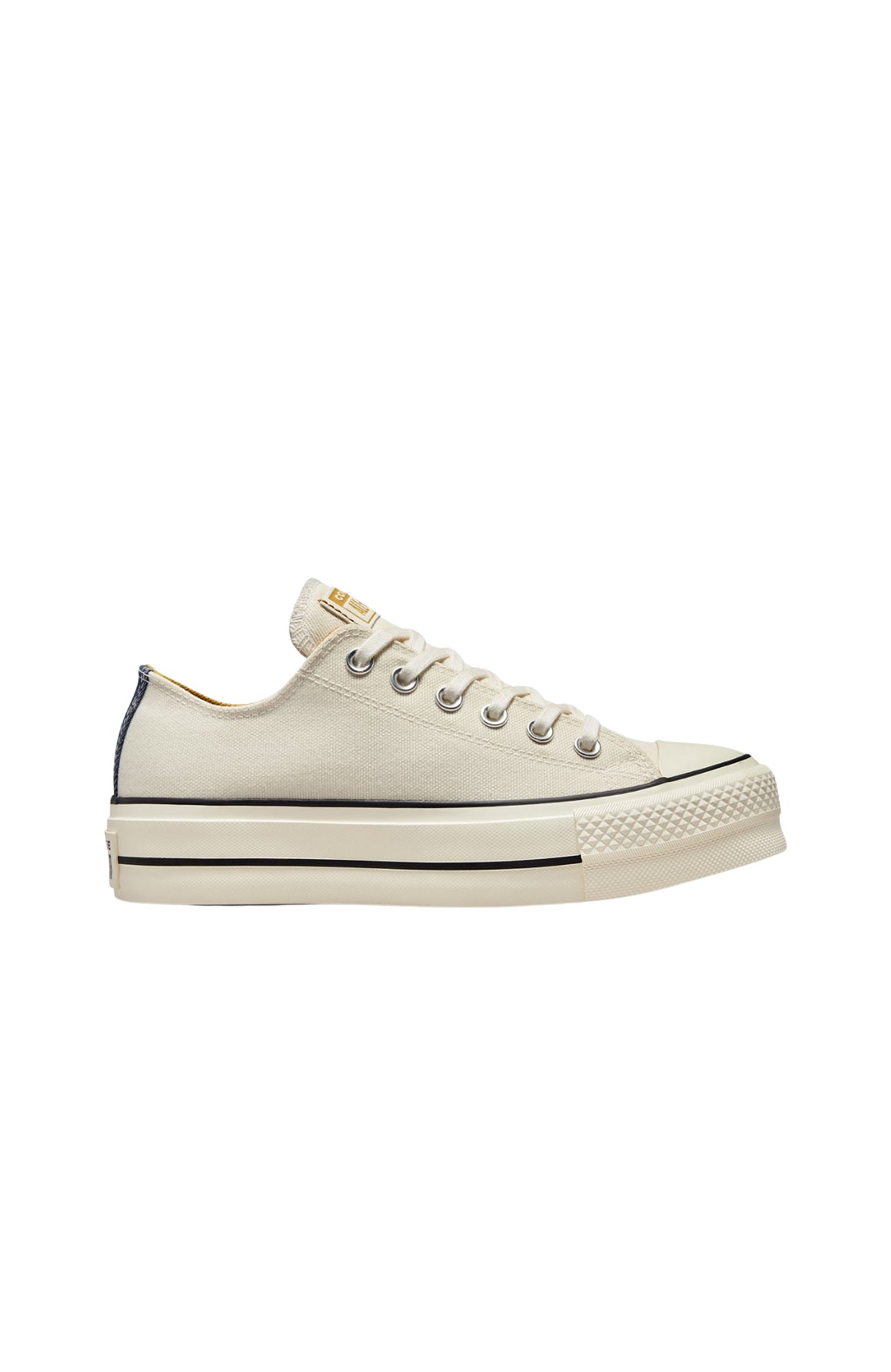 Chuck Taylor All Star Lift Low Denim Fashion Egret