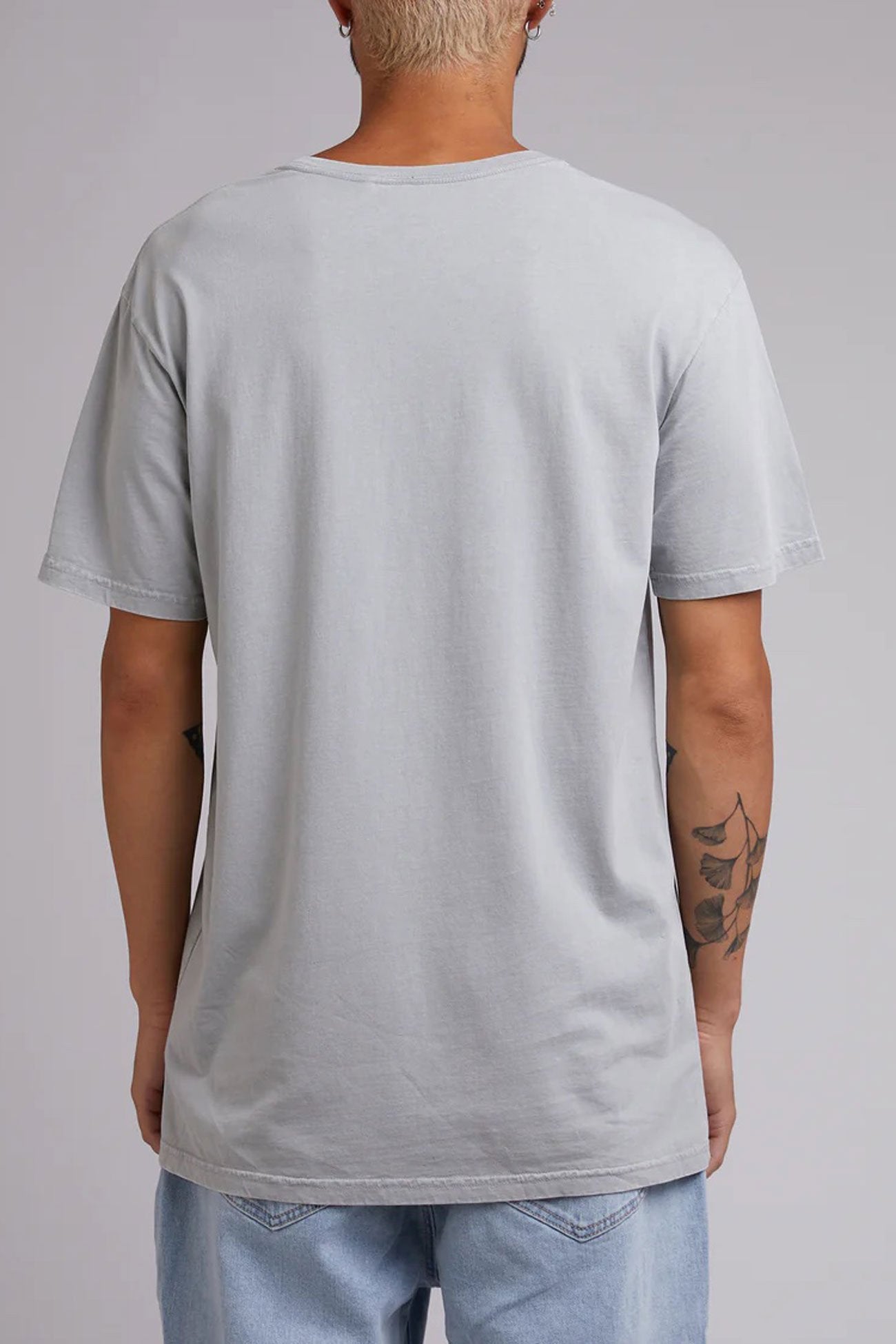 Classic Embro Tee Grey