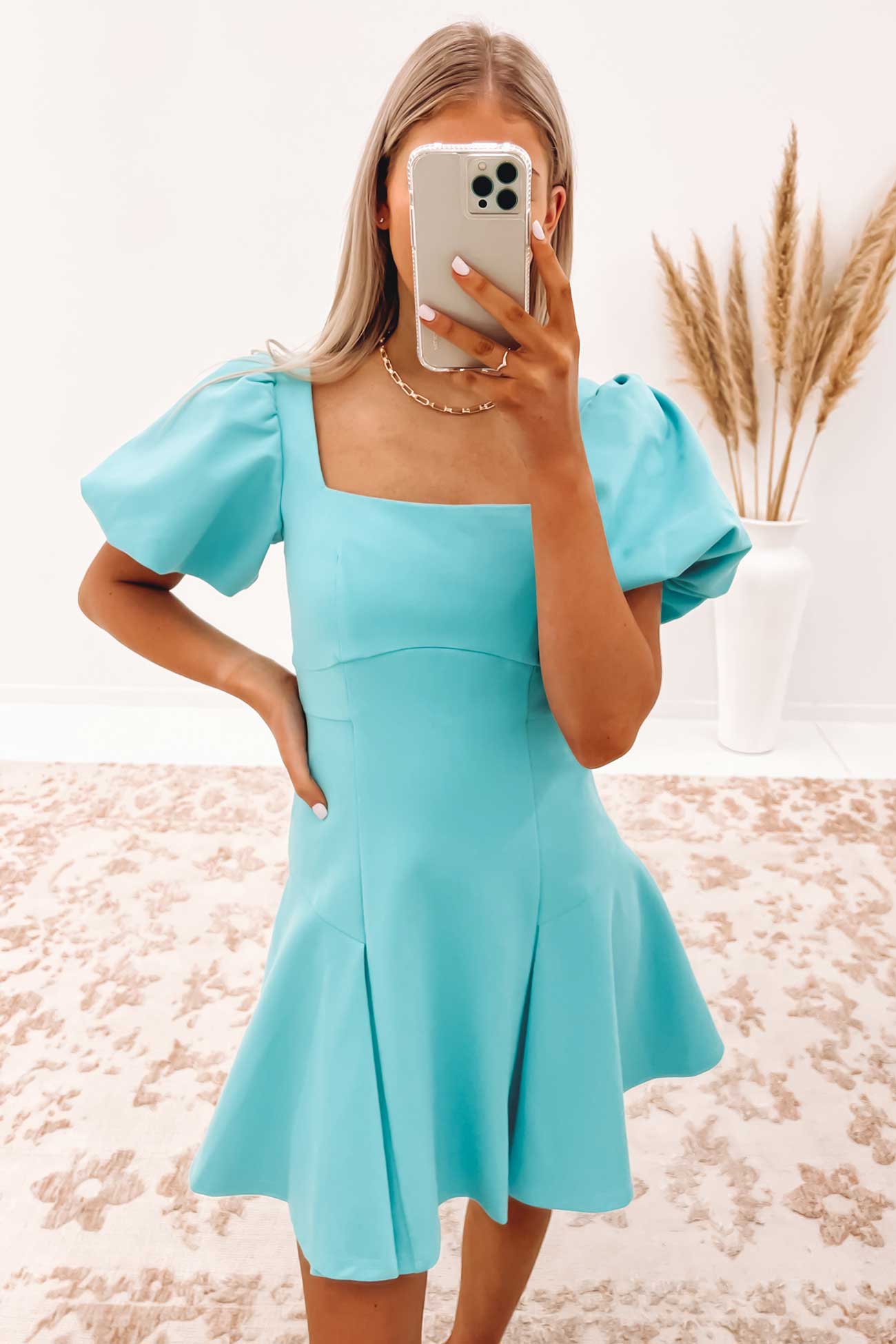 Cloud Nine Dress Aquamarine