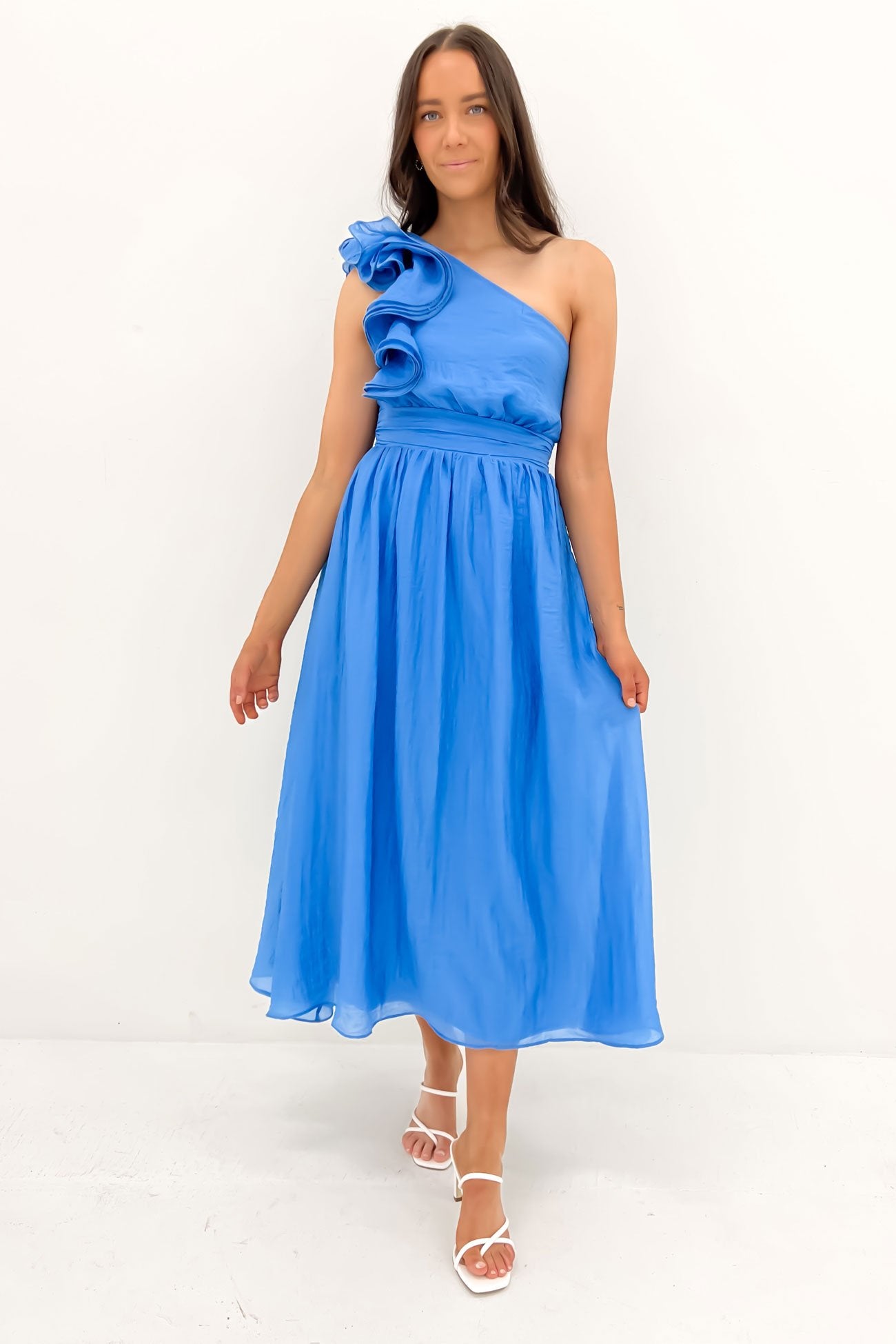 Colby Midi Dress Blue