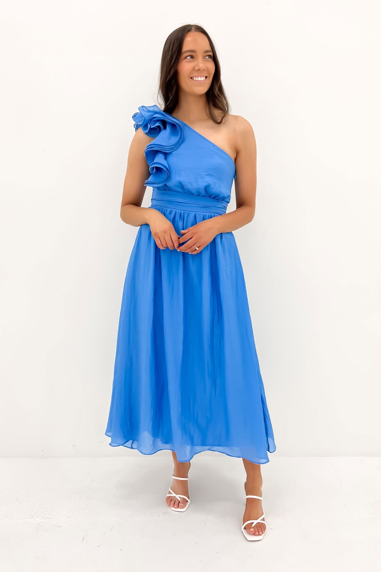 Colby Midi Dress Blue