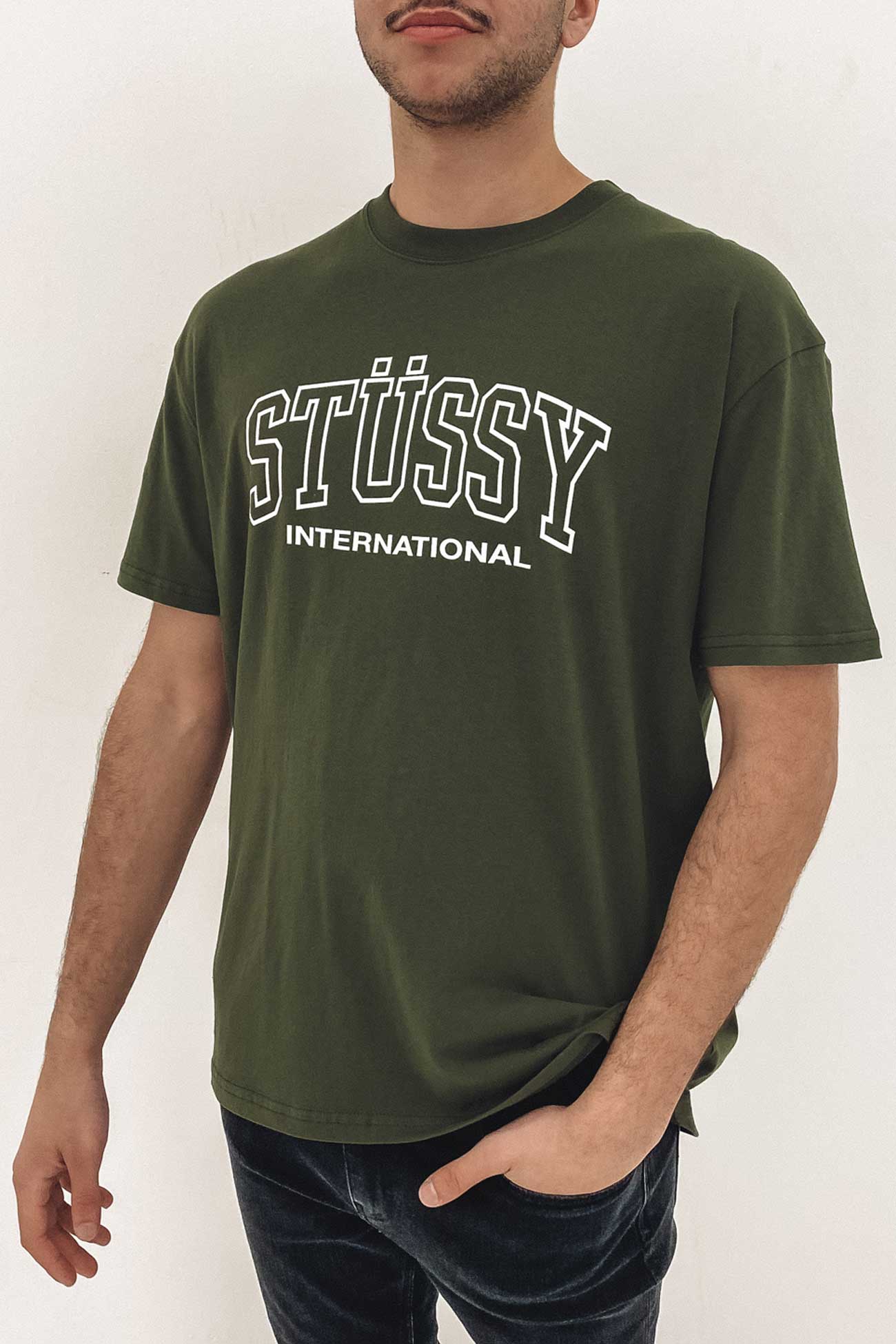 College International Short Sleeve Tee Flight Green