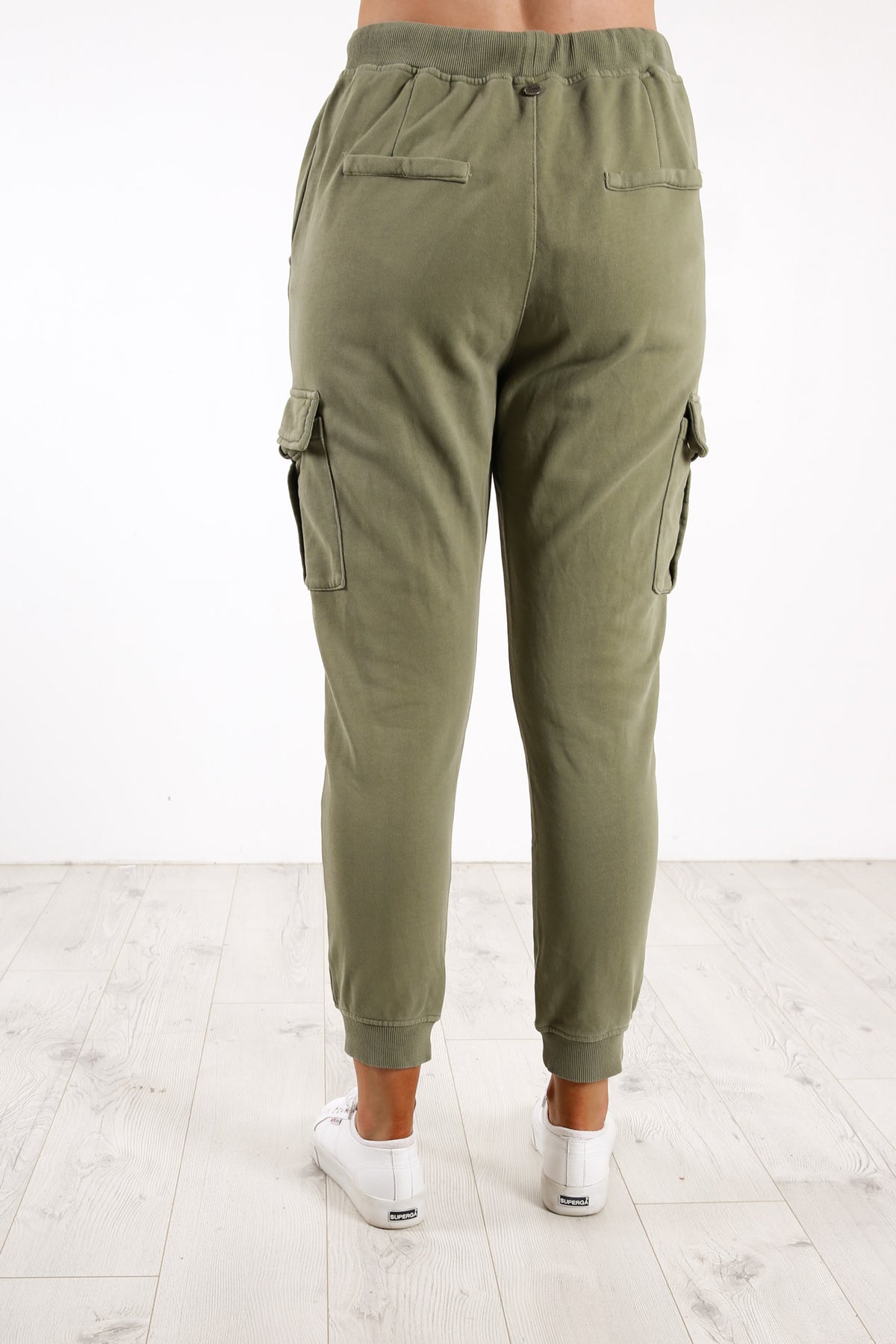 Khaki track best sale pants womens