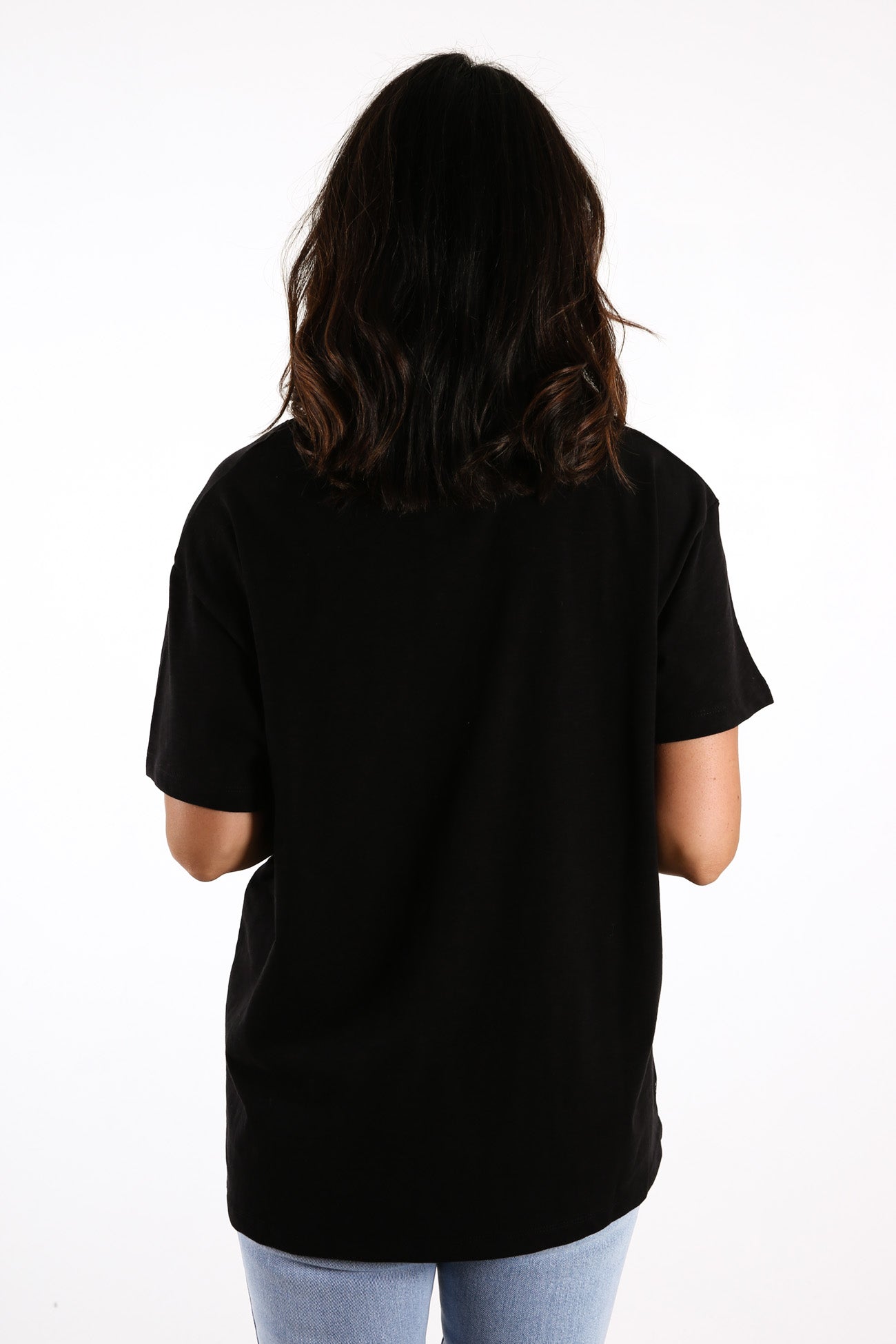 Contrast Tee Black