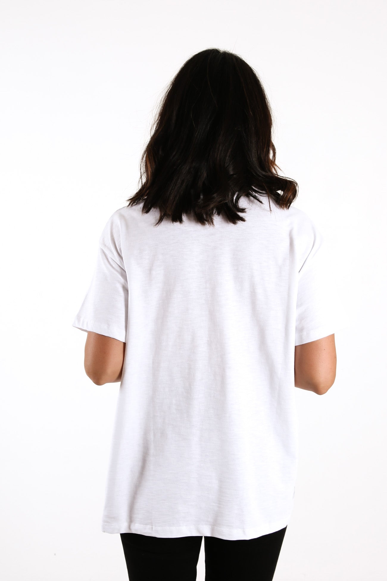 Contrast Tee White