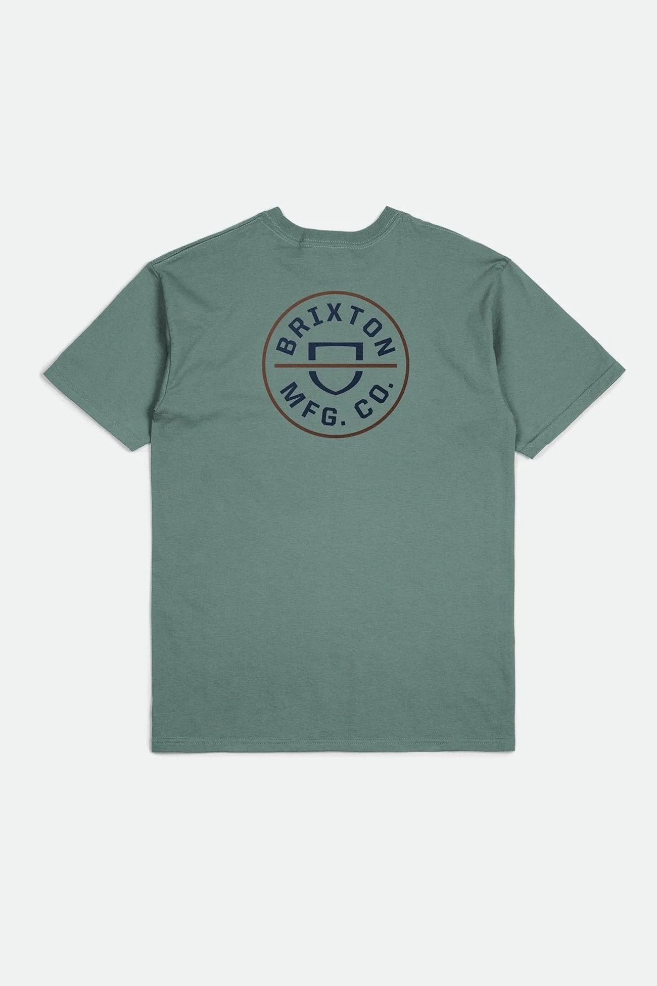 Crest II Short Sleeve Standard Tee Chinois Green Washed Navy Sepi