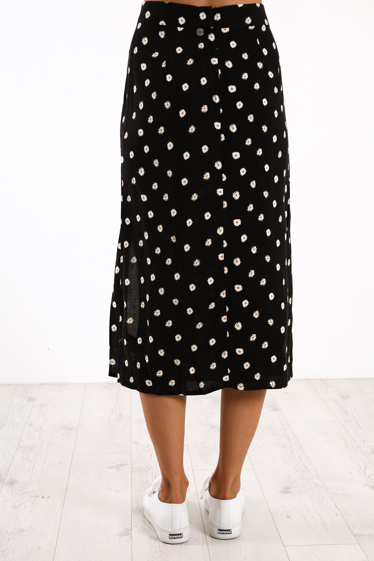 Daisy Days Midi Skirt Print