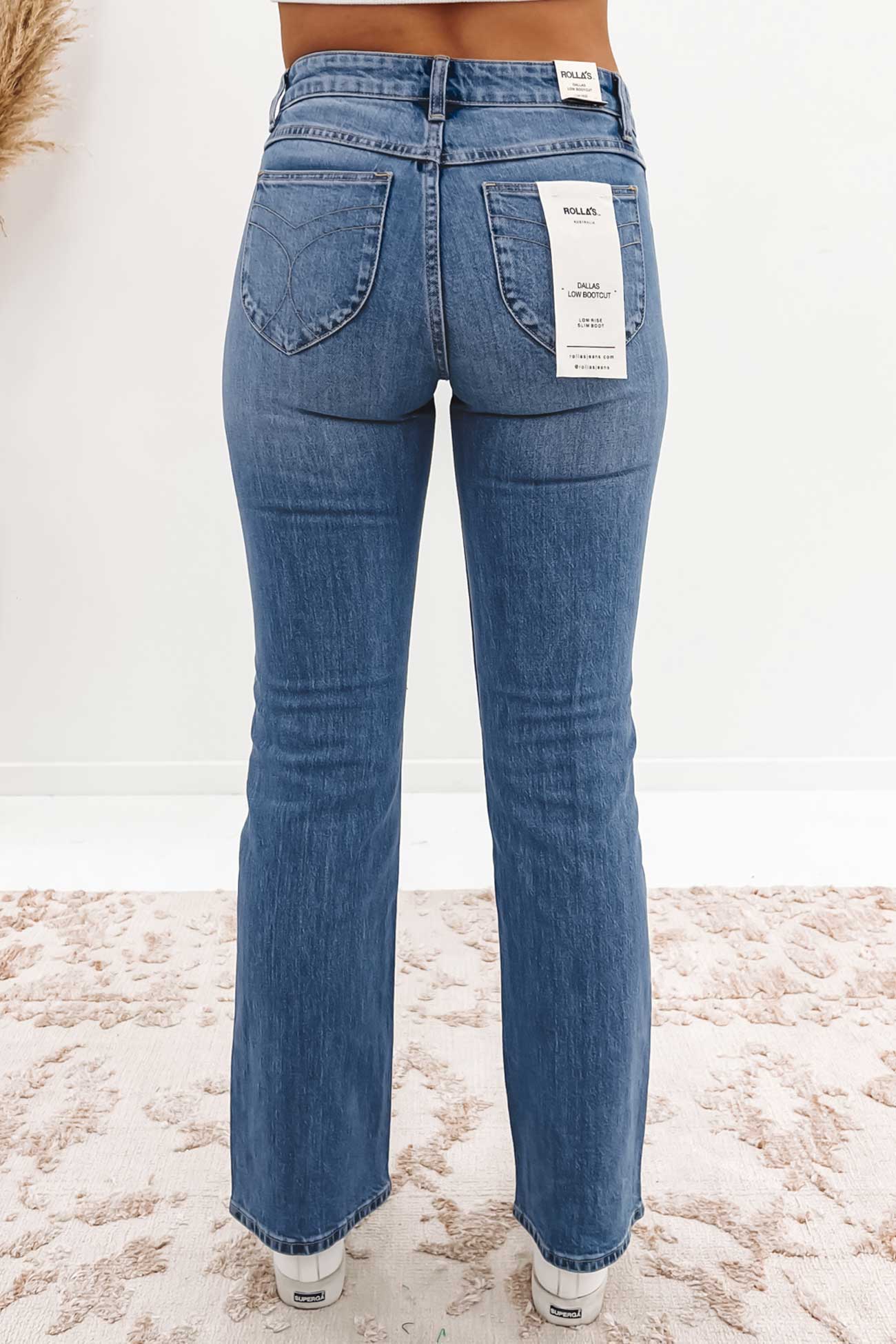 Dallas Low Bootcut Jean Karen Blue