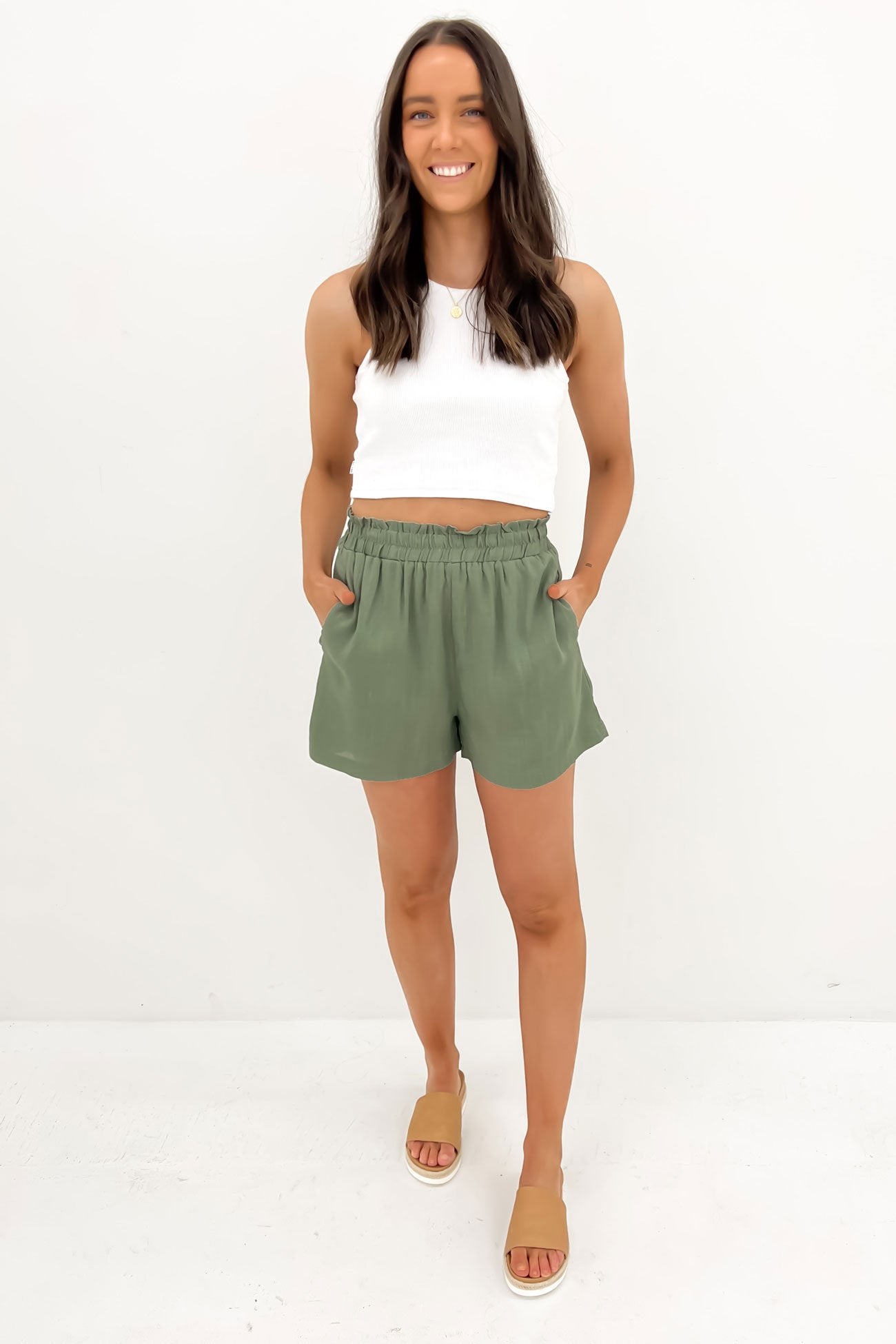 Danni Short Khaki