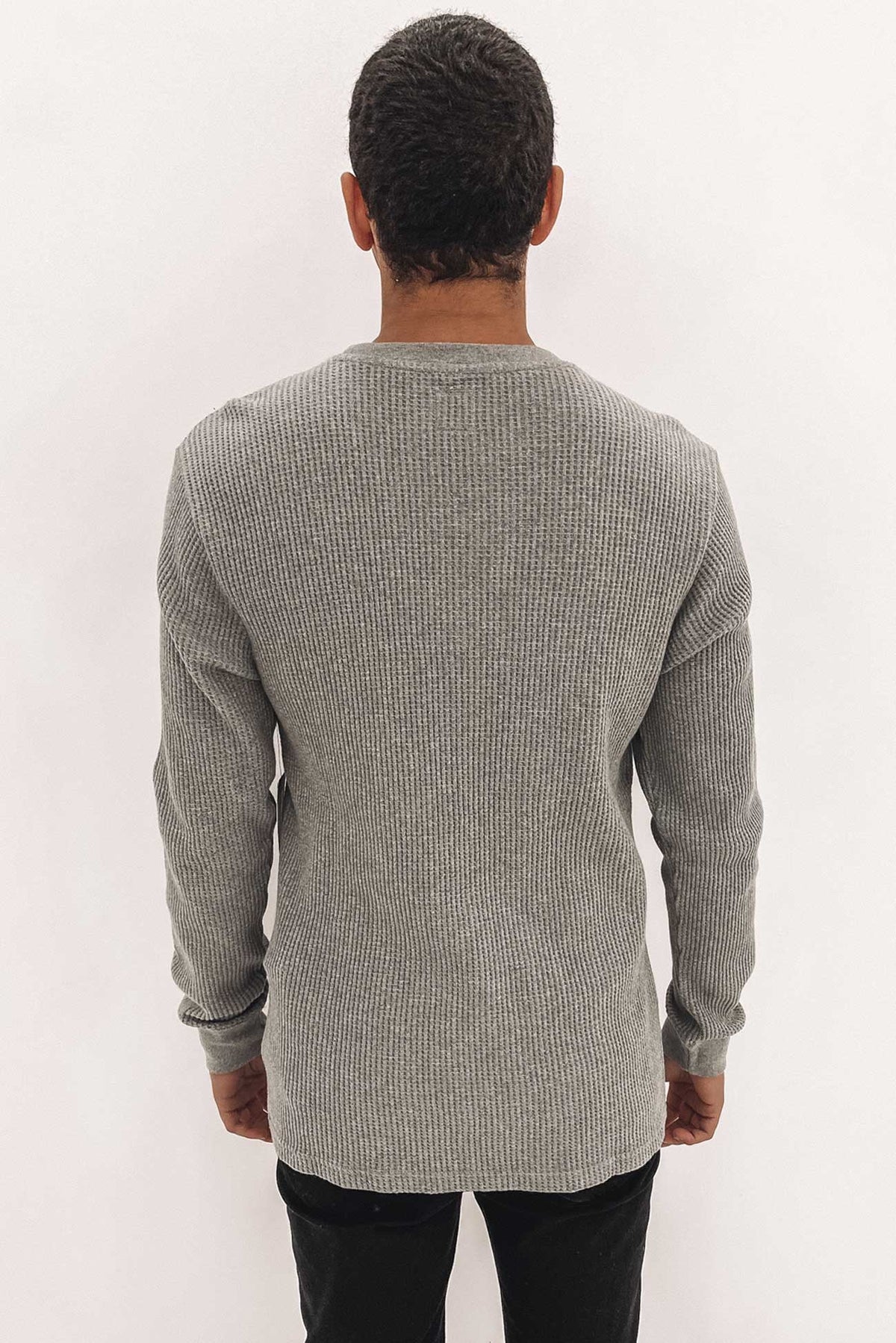 Day Shift Long Sleeve Thermal Shirt - Grey Noise –